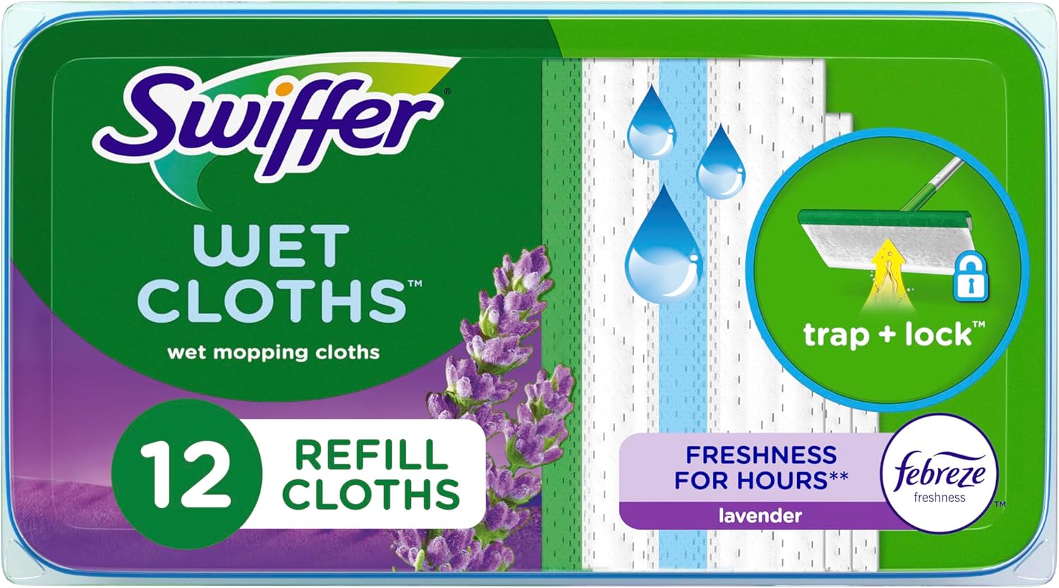 Swiffer Sweeper Wet Mopping Pad for XXX 12-Pack
