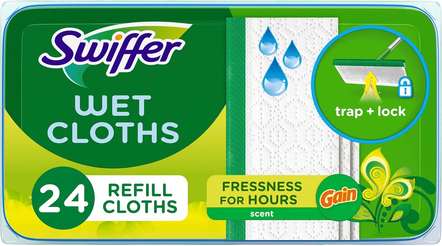 Swiffer Sweeper Wet Mopping Cloths Deep Clean
