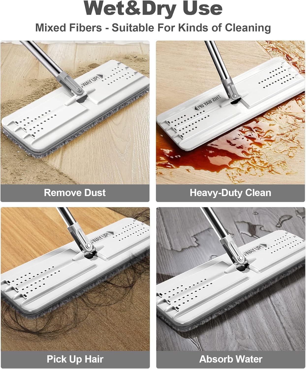 Premium Microfiber Mop Pads for JOYMOOP Mops