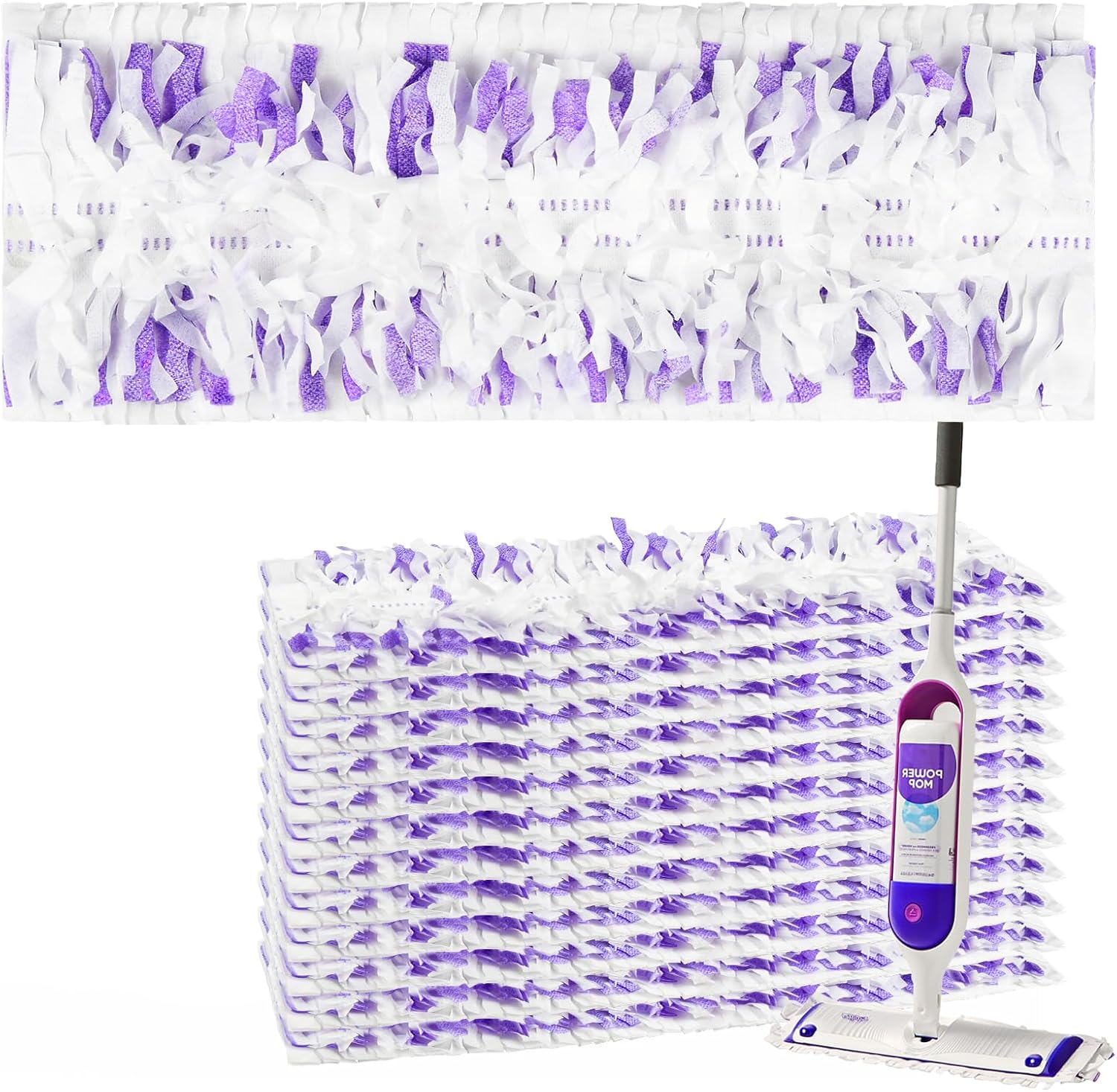 Fenkabs 12-Piece Disposable Mop Pads for PowerMop Multi-Surface Mop
