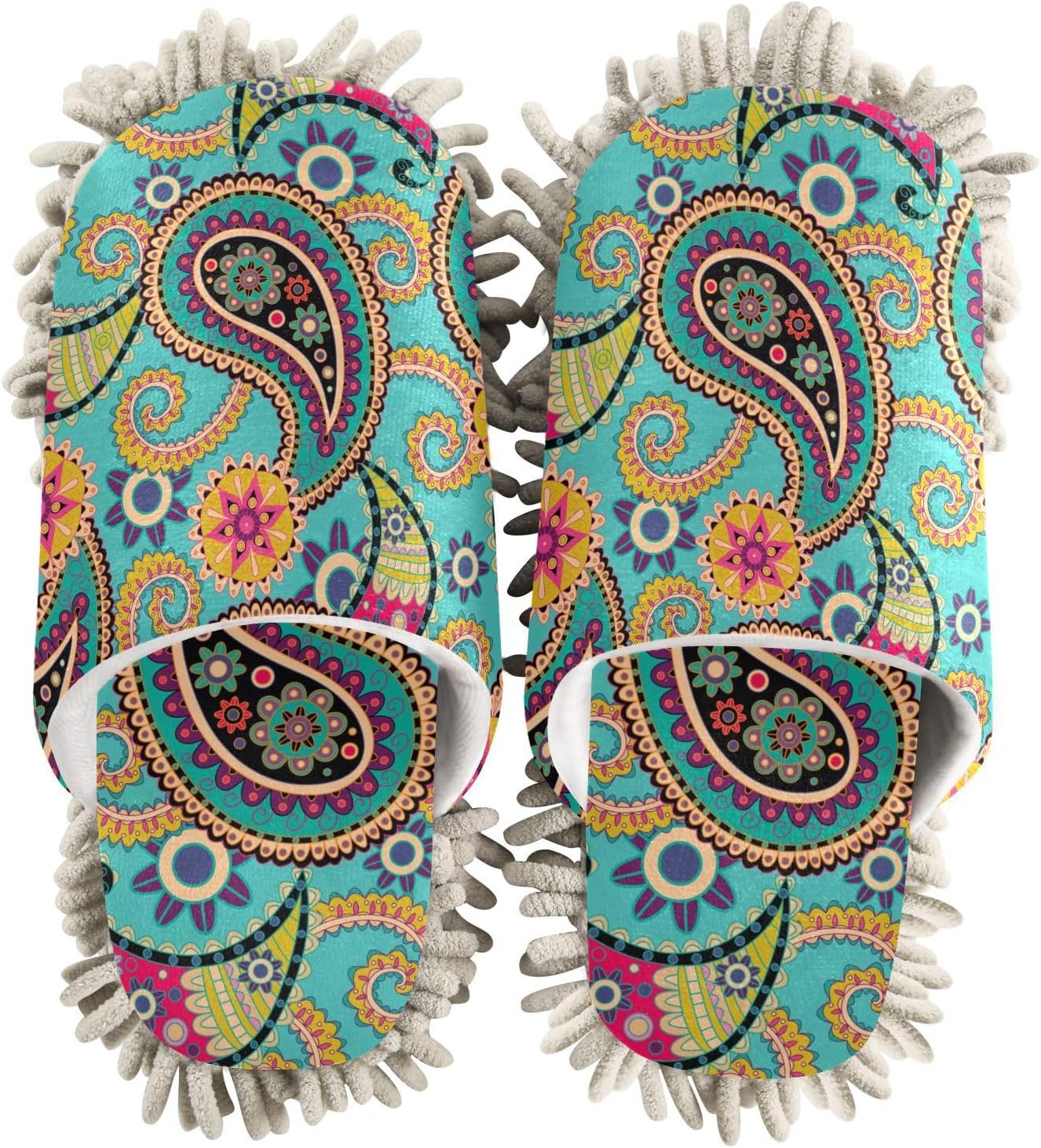 Kigai Microfiber Slippers with Interesting Pattern for Cleaning Size M