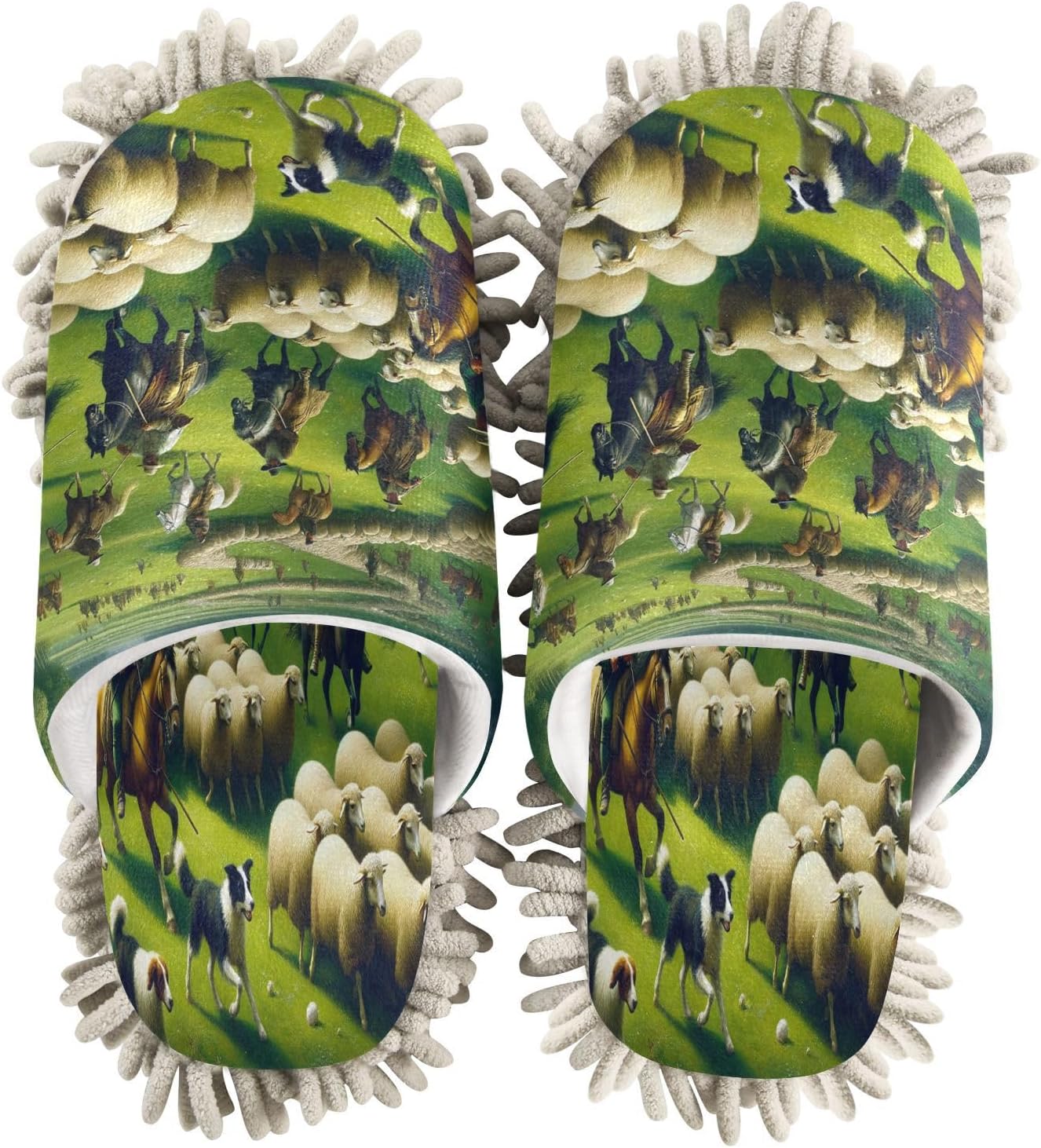 Grassland Sheep Kitchen Slippers