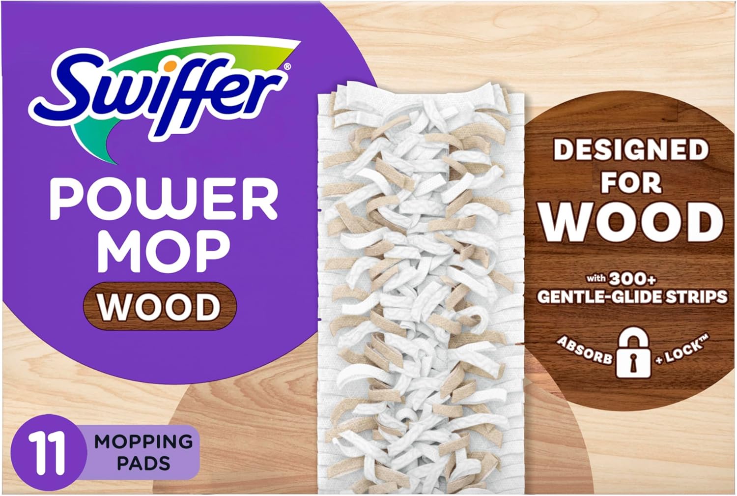 Swiffer PowerMop Wood Mopping Pad 11 Piece Set