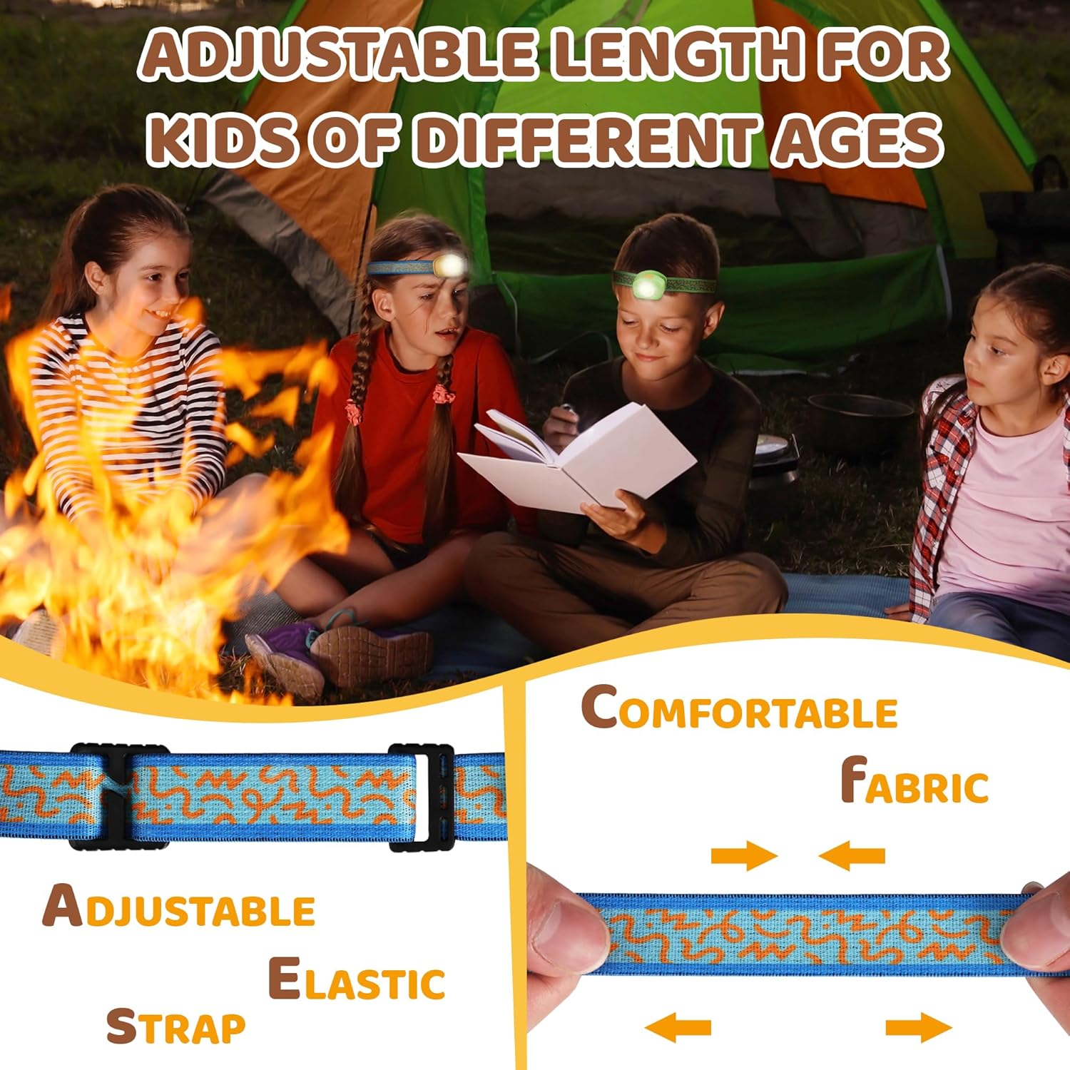 EverBrite 350 Lumens Rechargeable Headlamp and Kids Headlamp