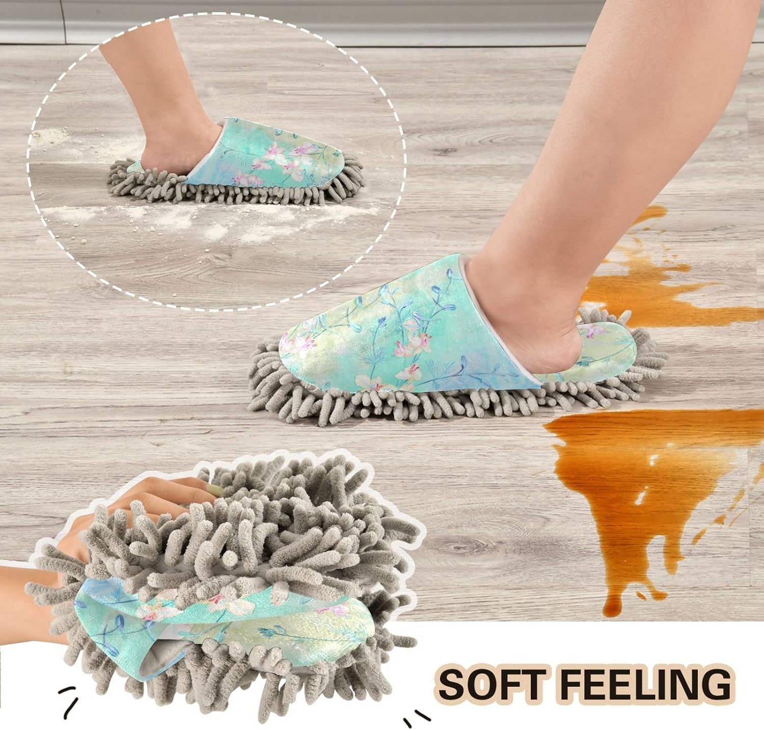 Kigai Microfiber Slippers for Quick Floor Cleaning