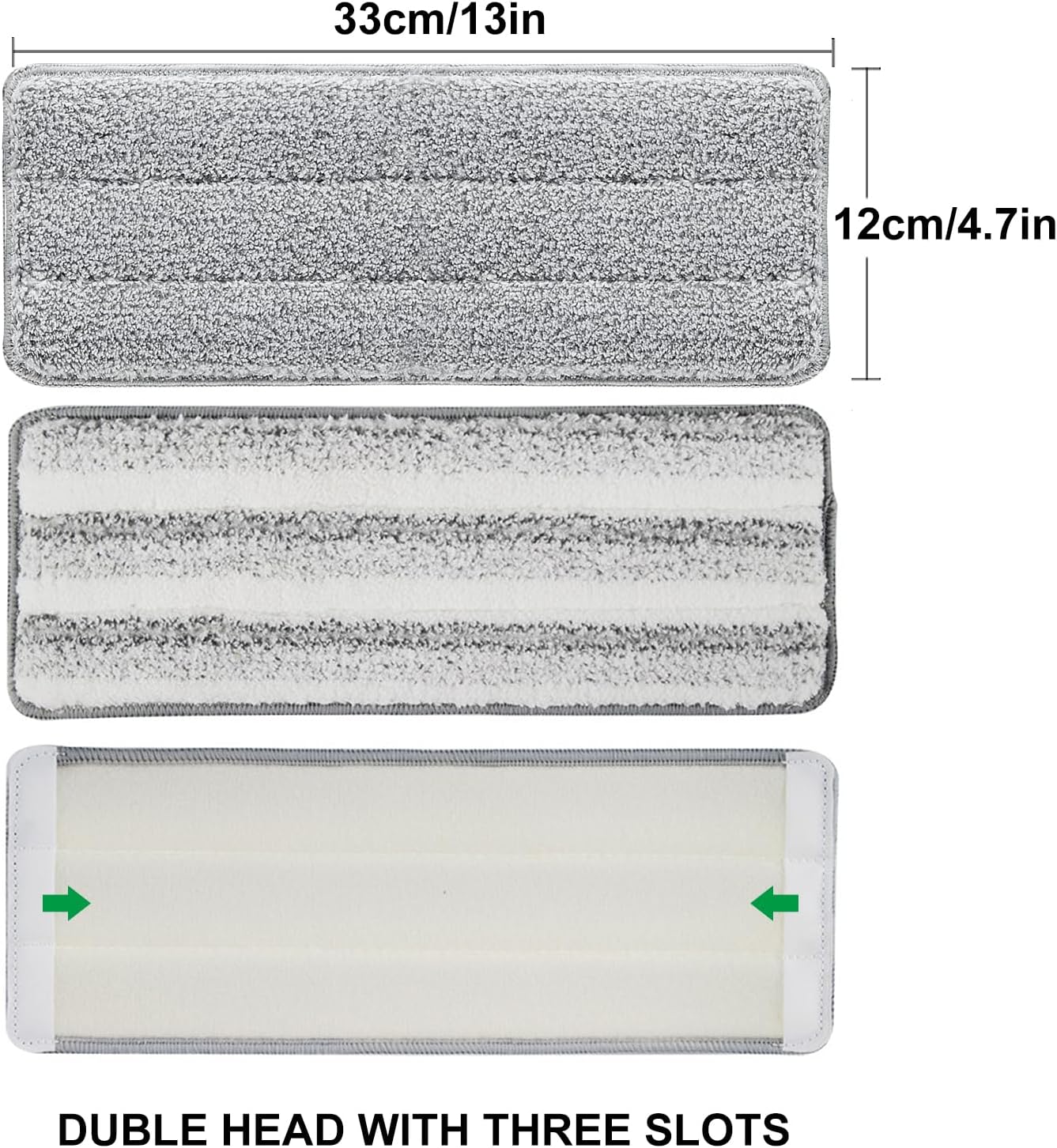HiBaBy Flat Mop Pads 5-Pack