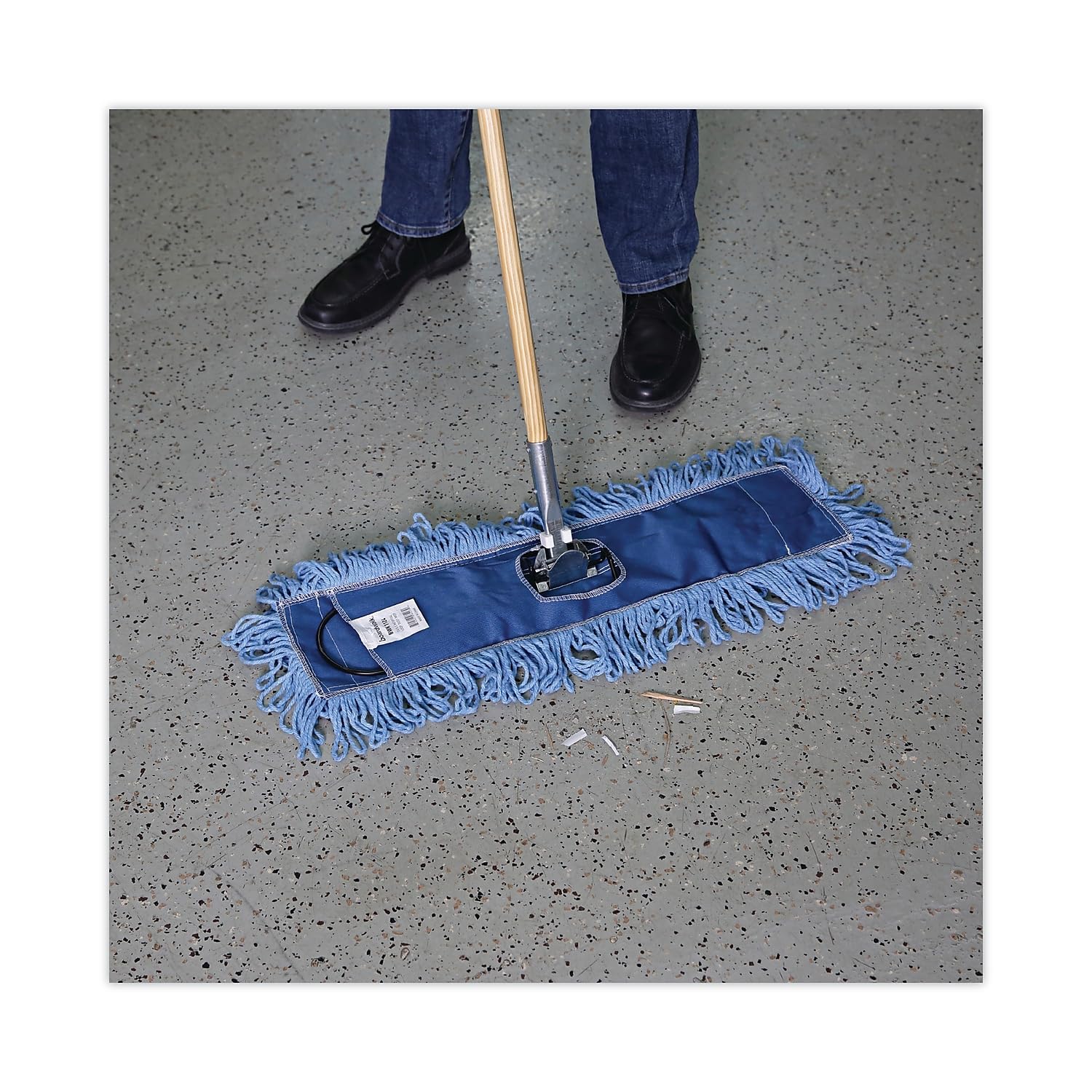 Durable 18 x 5 Mop Head with Looped-End Design