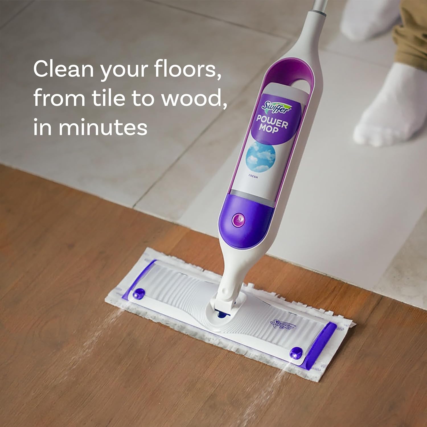 Swiffer PowerMop Refill Pads 8 Ct Pack of 2