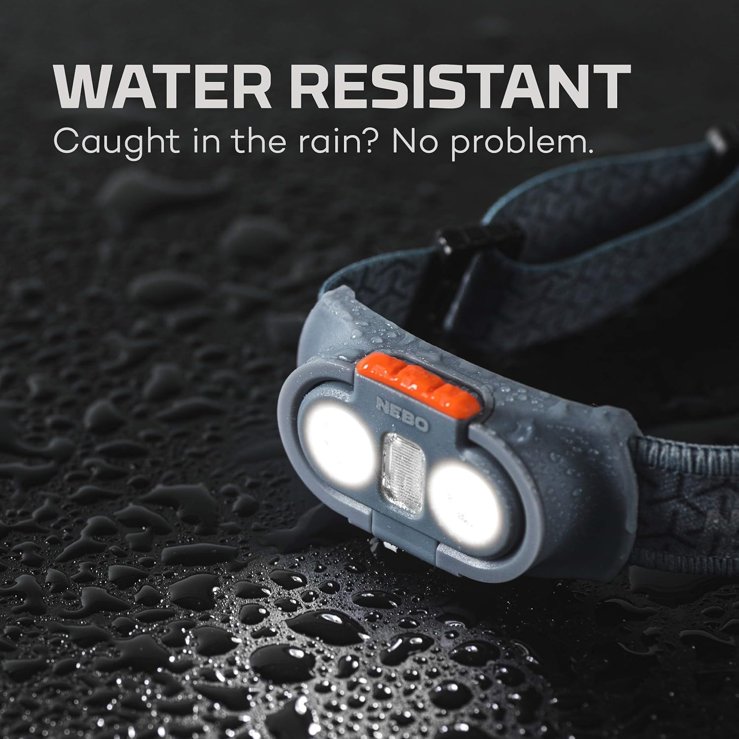 NEBO Einstein 500 Lumen Headlamp with 5 Modes Compact Durable