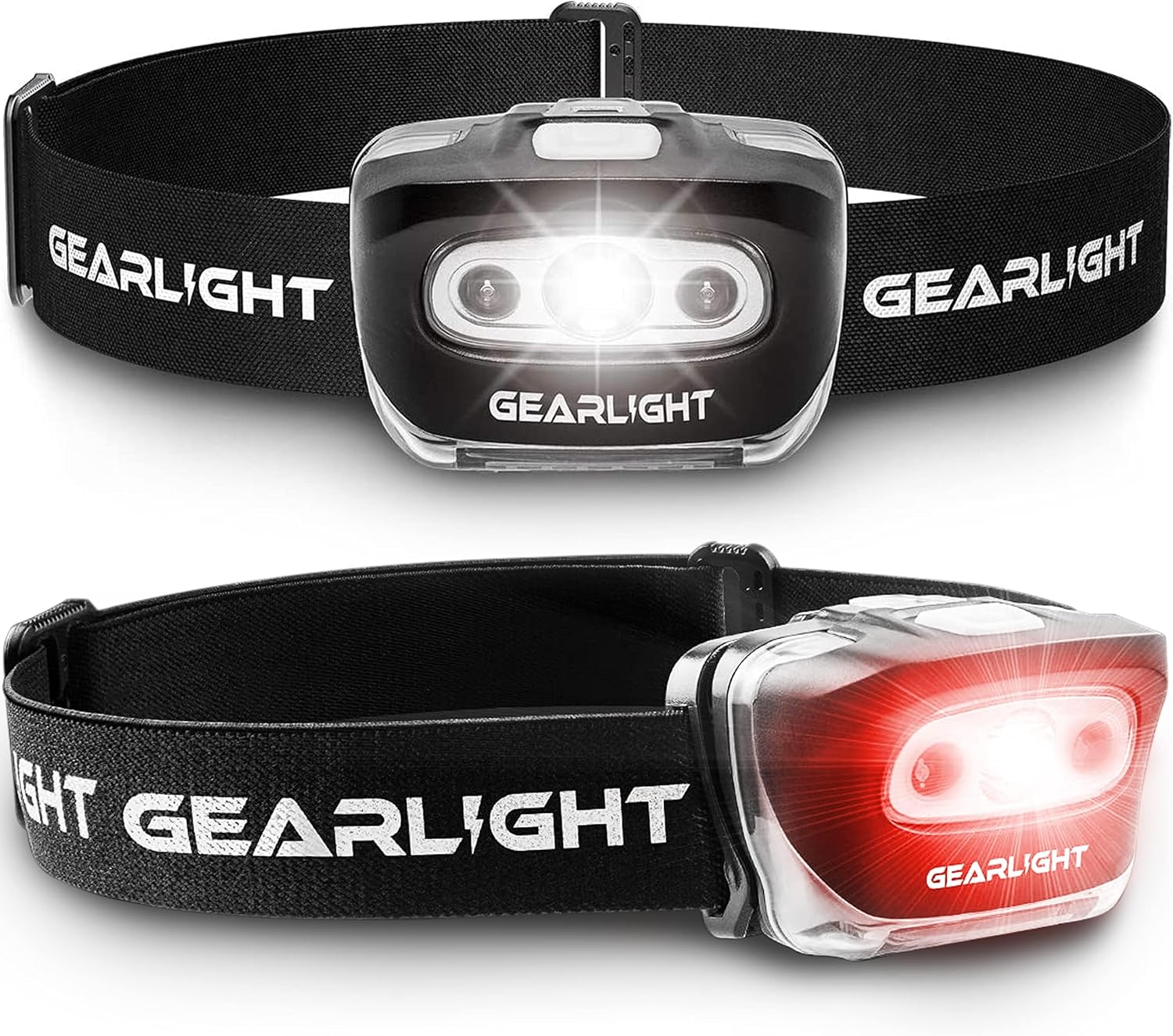 GearLight 2-Piece LED Headlamp