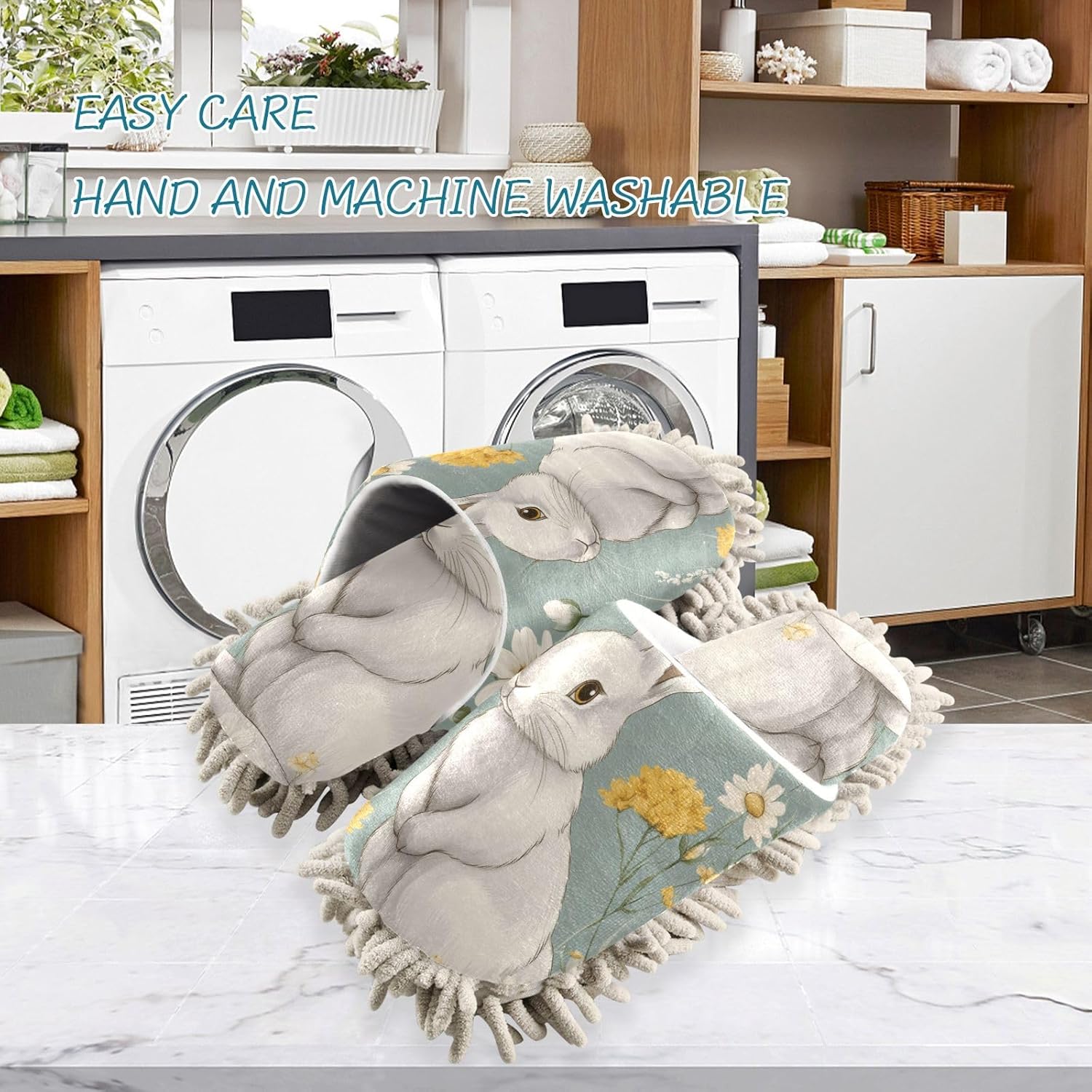 Microfiber Rabbit Slippers