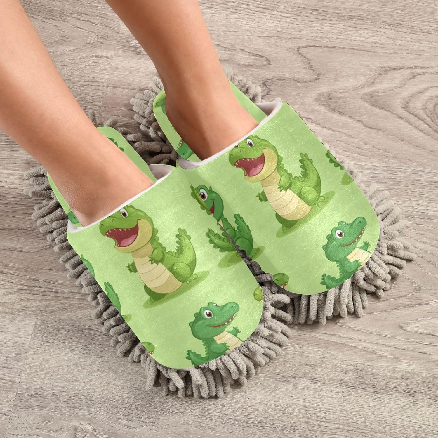 Healthy Mopping Experience Microfiber Slippers for MenWomen