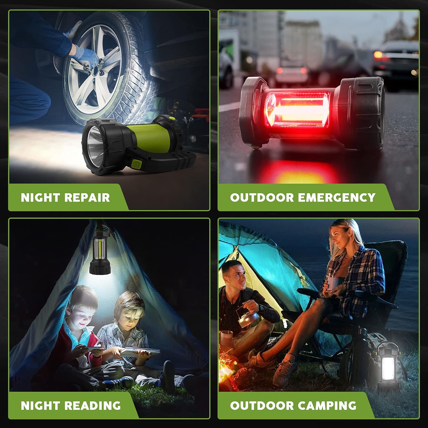 AlpsWolf camping lantern with 800LM brightness 3600mAh battery