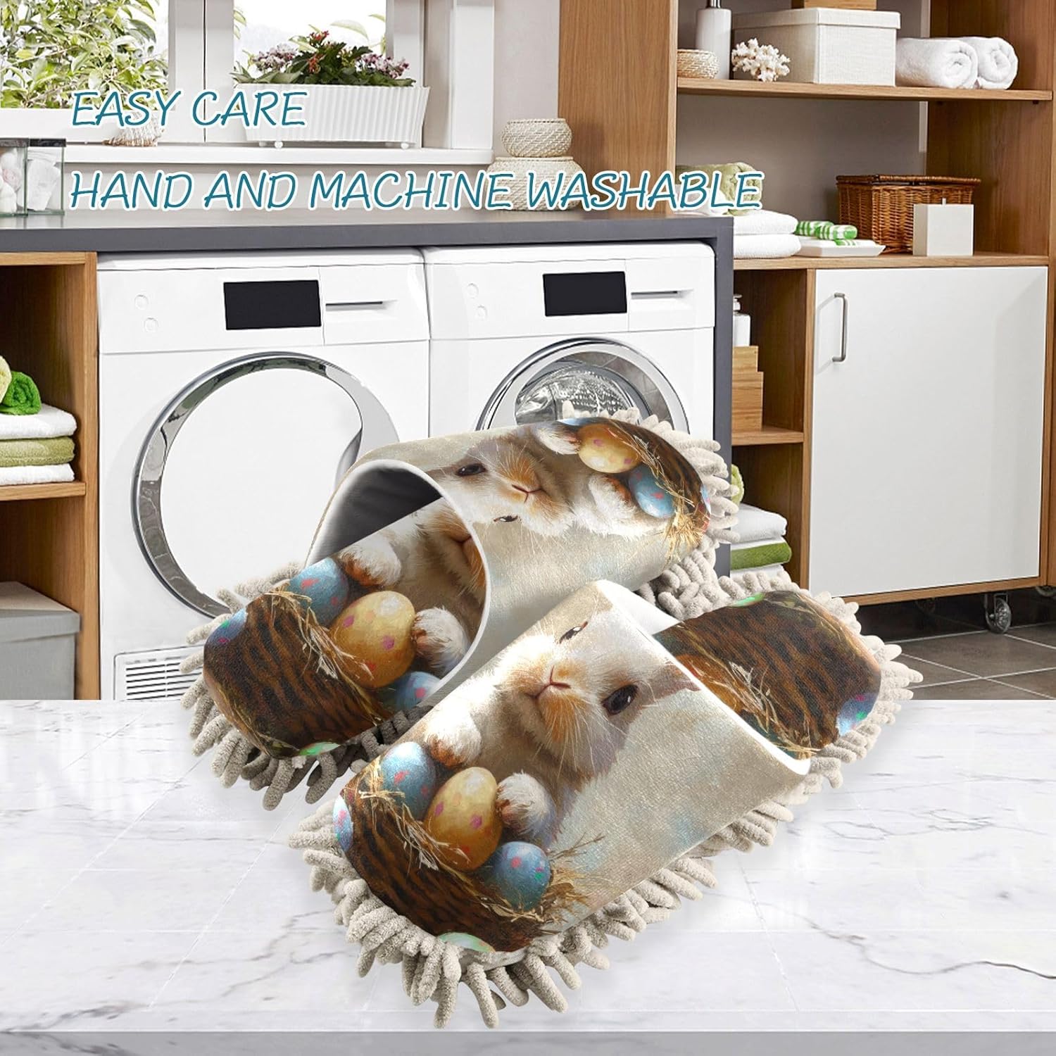 Durable Microfiber Slipper Mop for Family Use