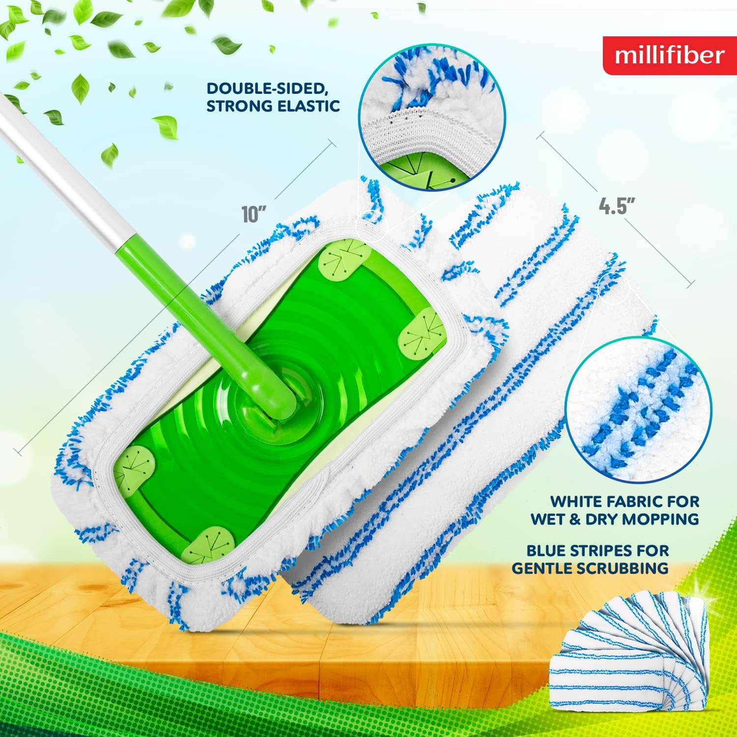 Swiffer Mop Pads - 2-Pack Microfiber Refills
