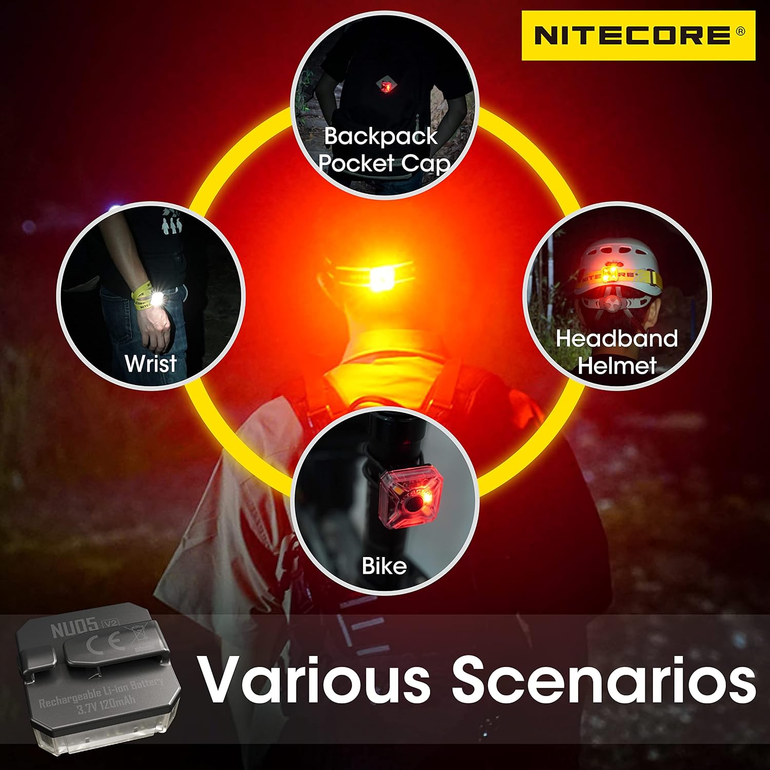 Nitecore NU05 V2 Kit - Signal and Safety Light
