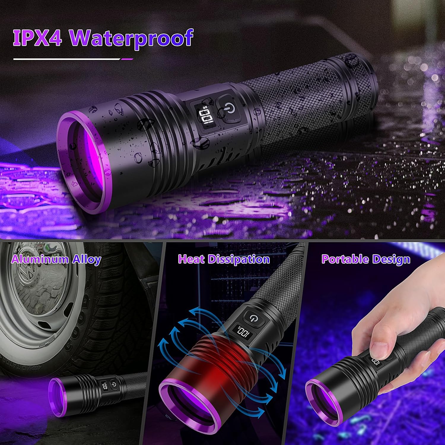 600 Lumens Red Headlamp