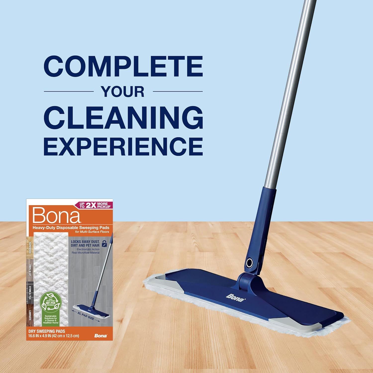 Bona Sweeping Pads for Multi-Surface Floors