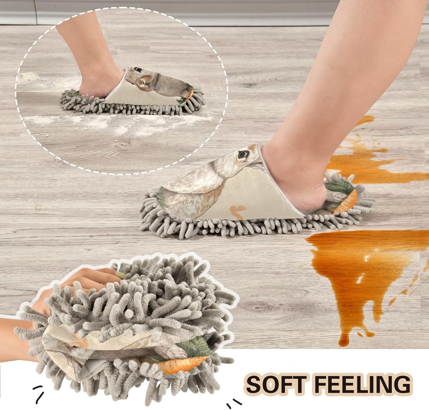 Clean Your Space with Style Microfiber Slippers from FLildon