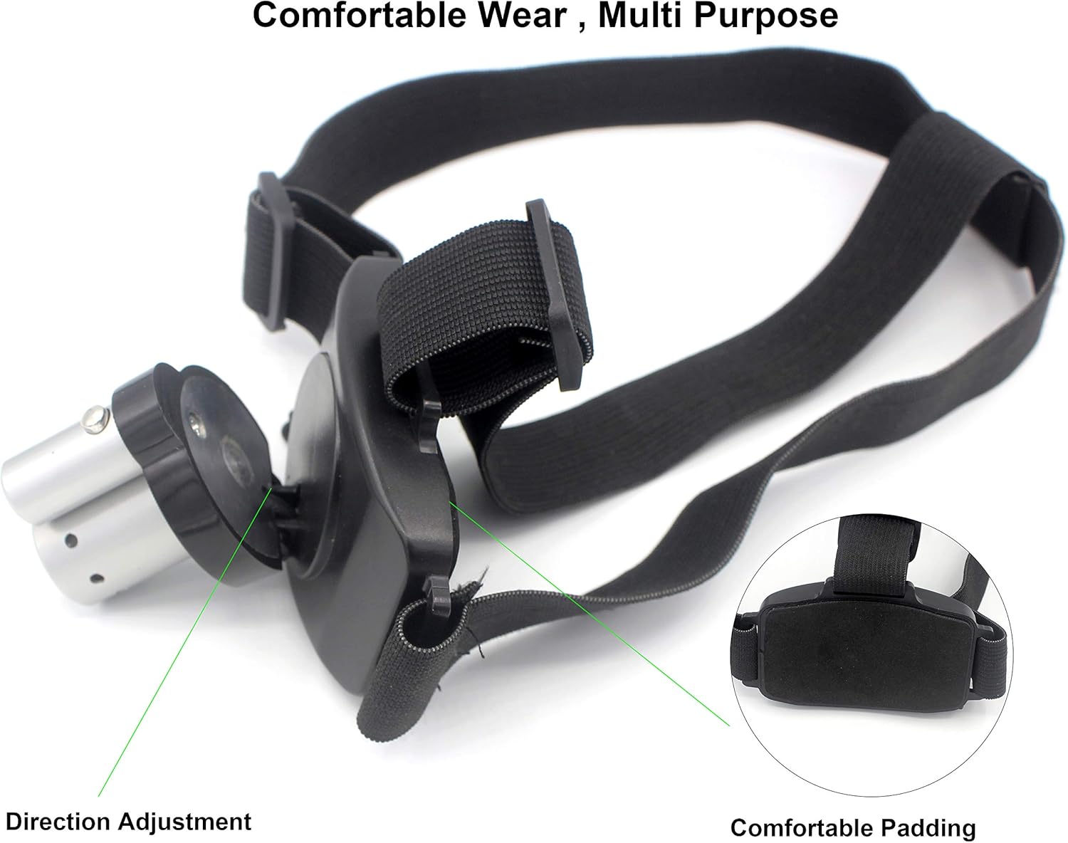 Rechargeable LED Headlamp for Camping Hiking Fishing and Hunting