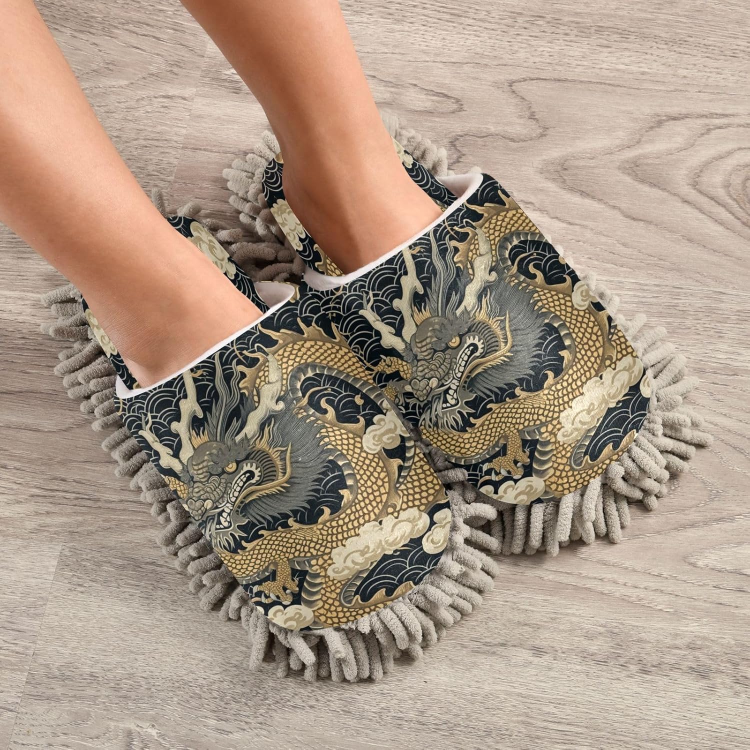 Keep Your Floors Clean with Yellow Dragons Kitchen Slippers