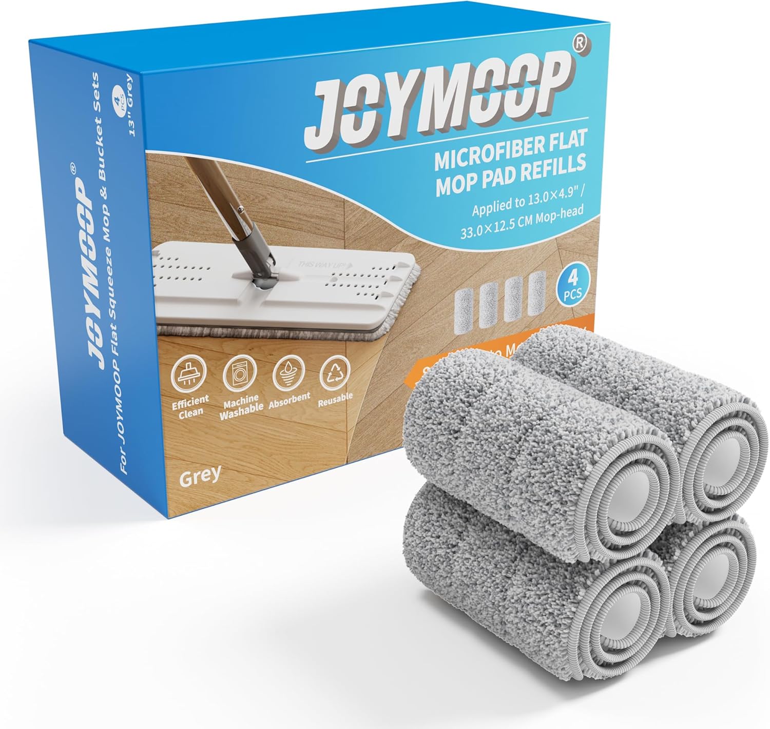 Premium Microfiber Mop Pads for JOYMOOP Mops