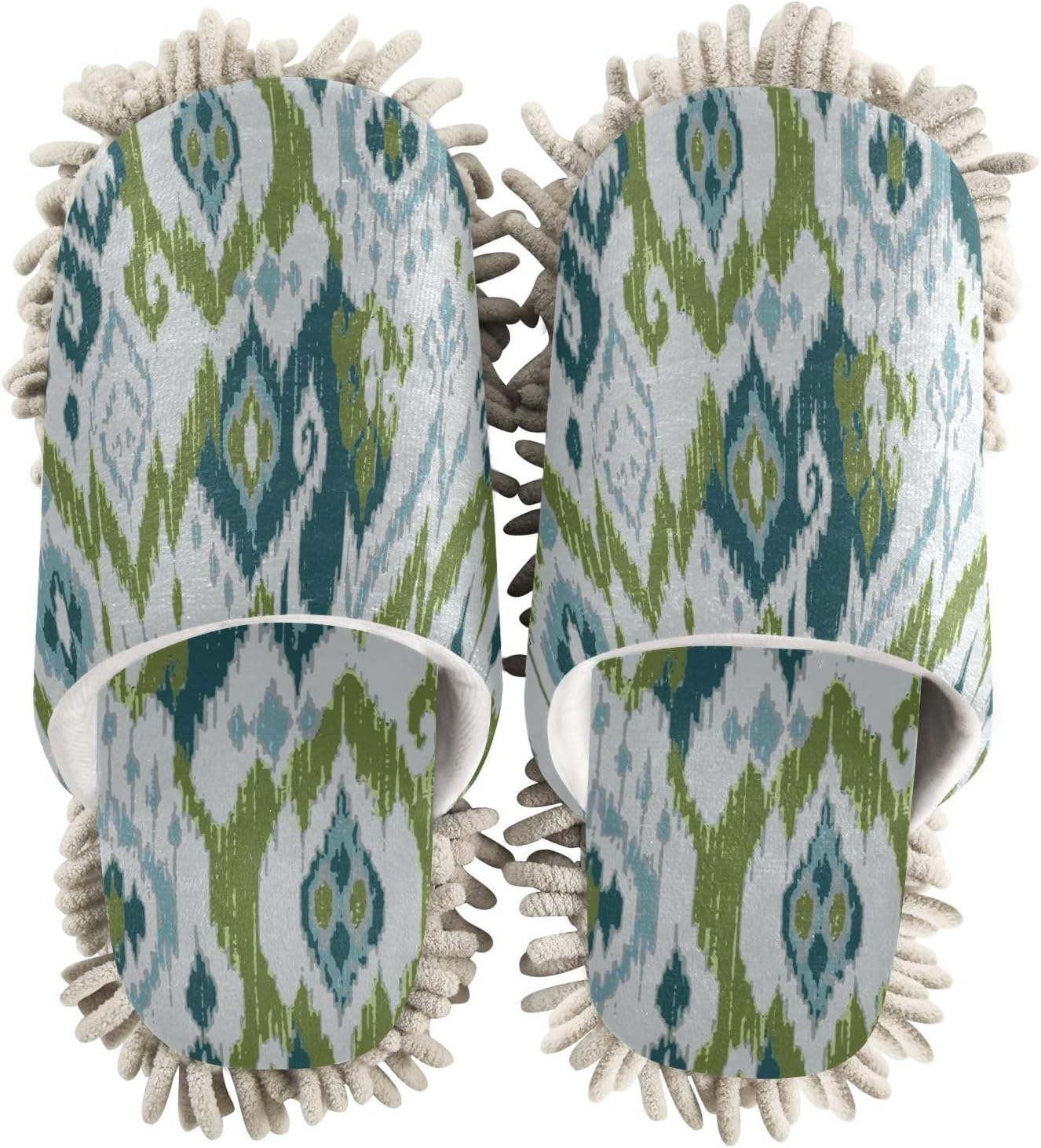 Kigai Microfiber Slippers Aztec Ikat Pattern