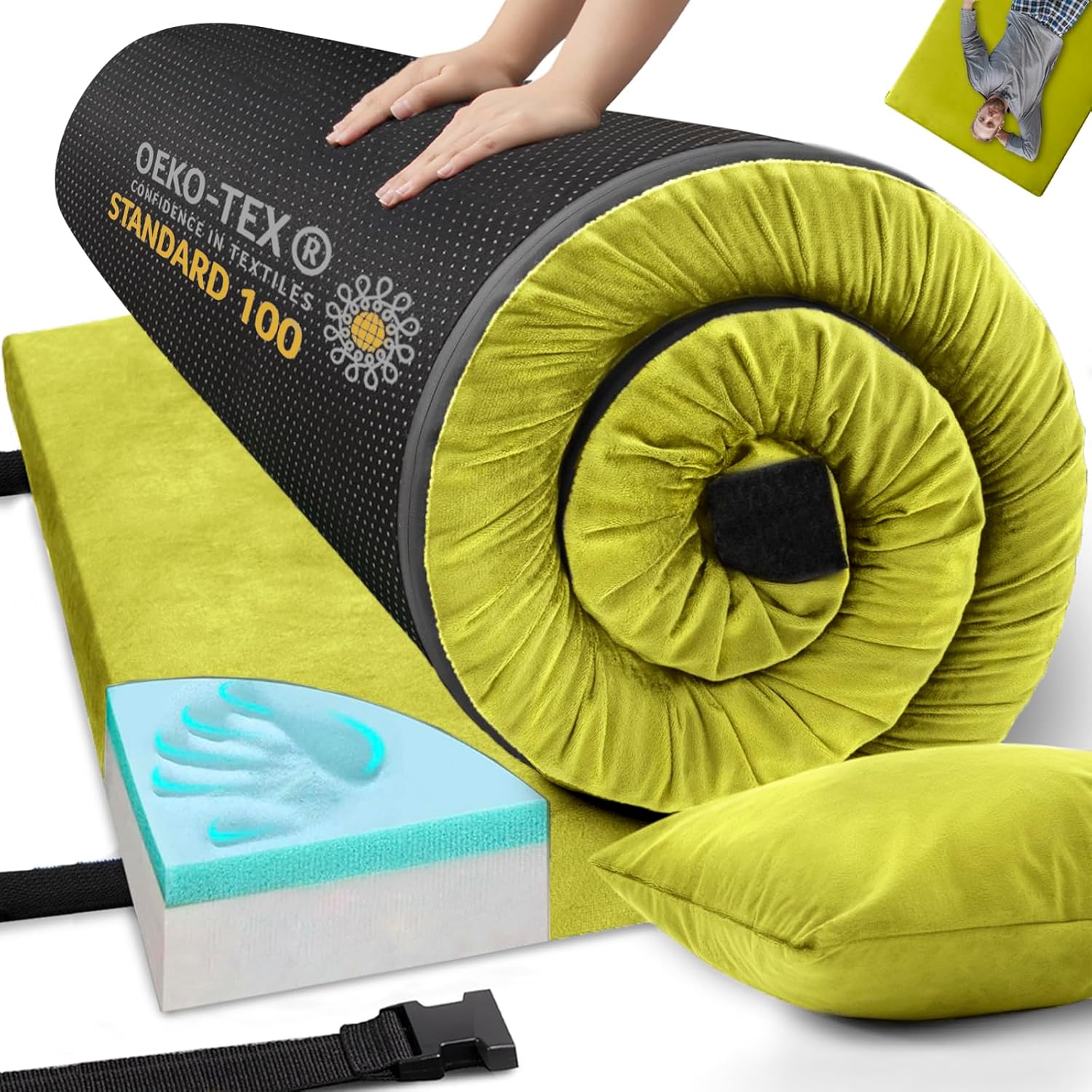 Memory Foam Camping Mattress for Outdoor Adventures