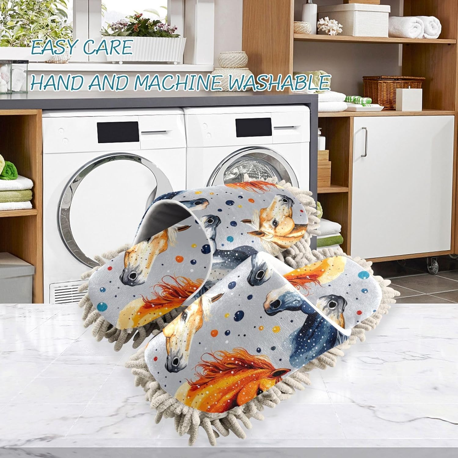 Durable Washable House Cleaning Slippers for Men-Women
