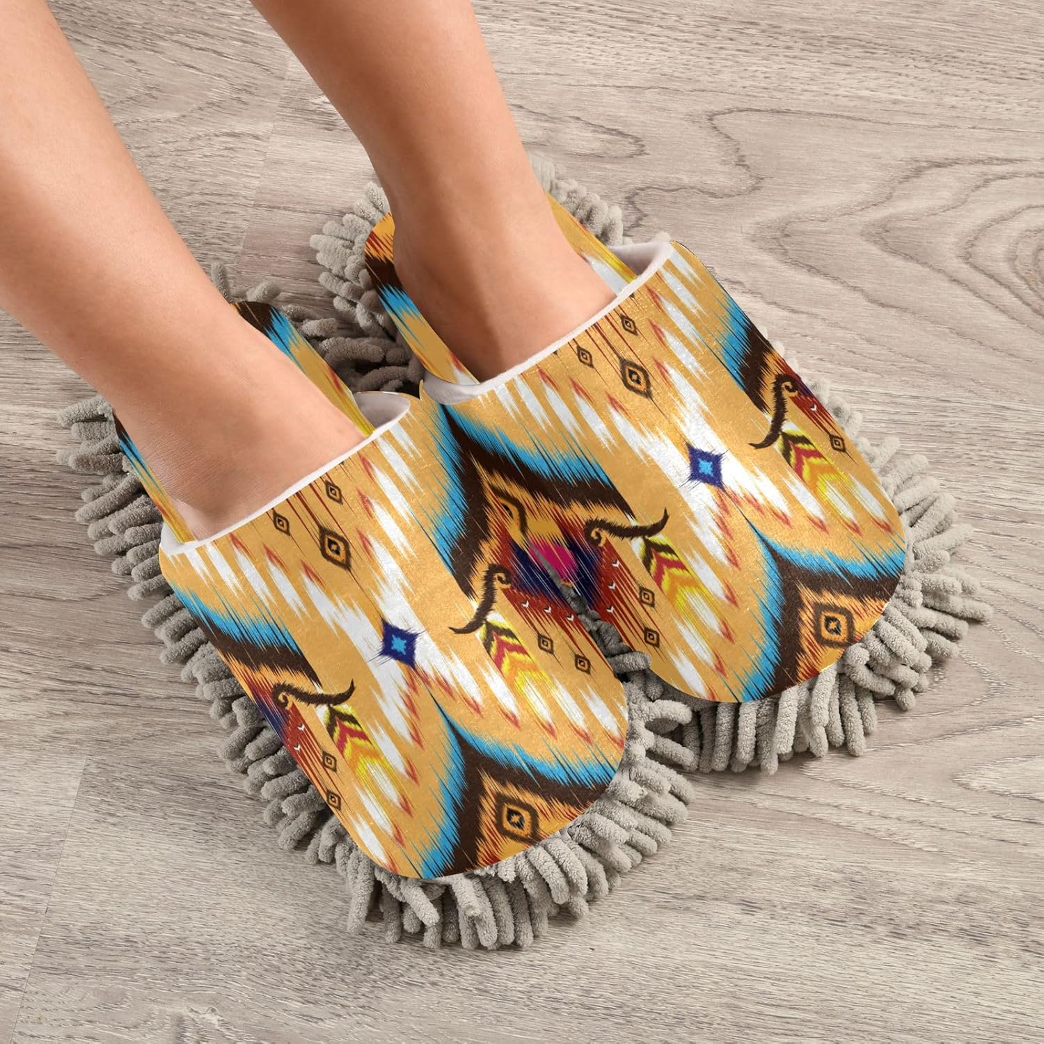 High-Quality Kigai Microfiber Slippers - Noiseless Floor Cleaner for All Seasons