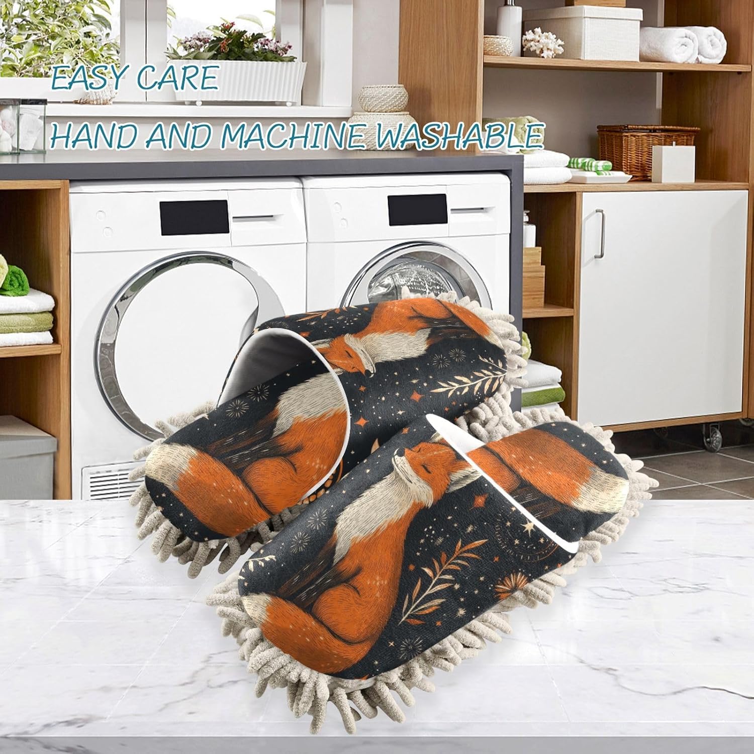 Magic Fox Microfiber Slippers for MenWomen