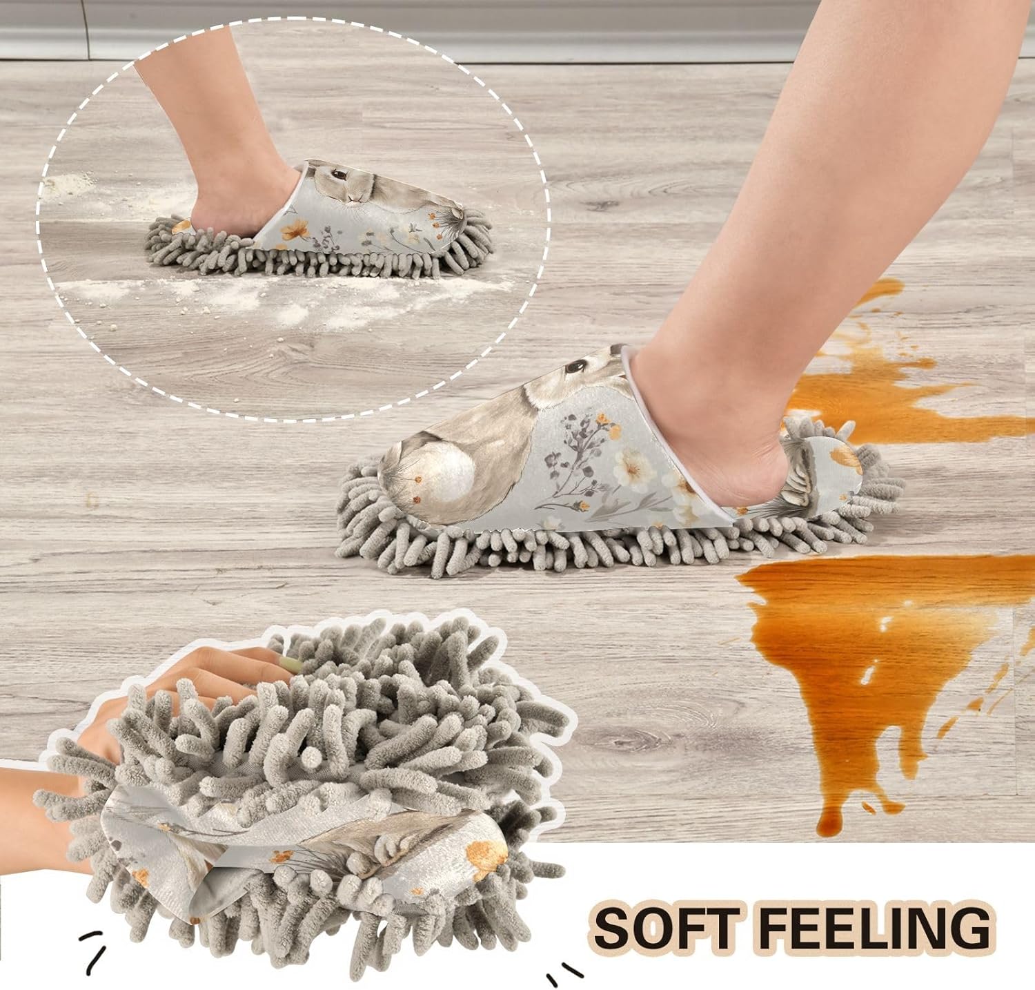 Microfiber Cleaning Slippers