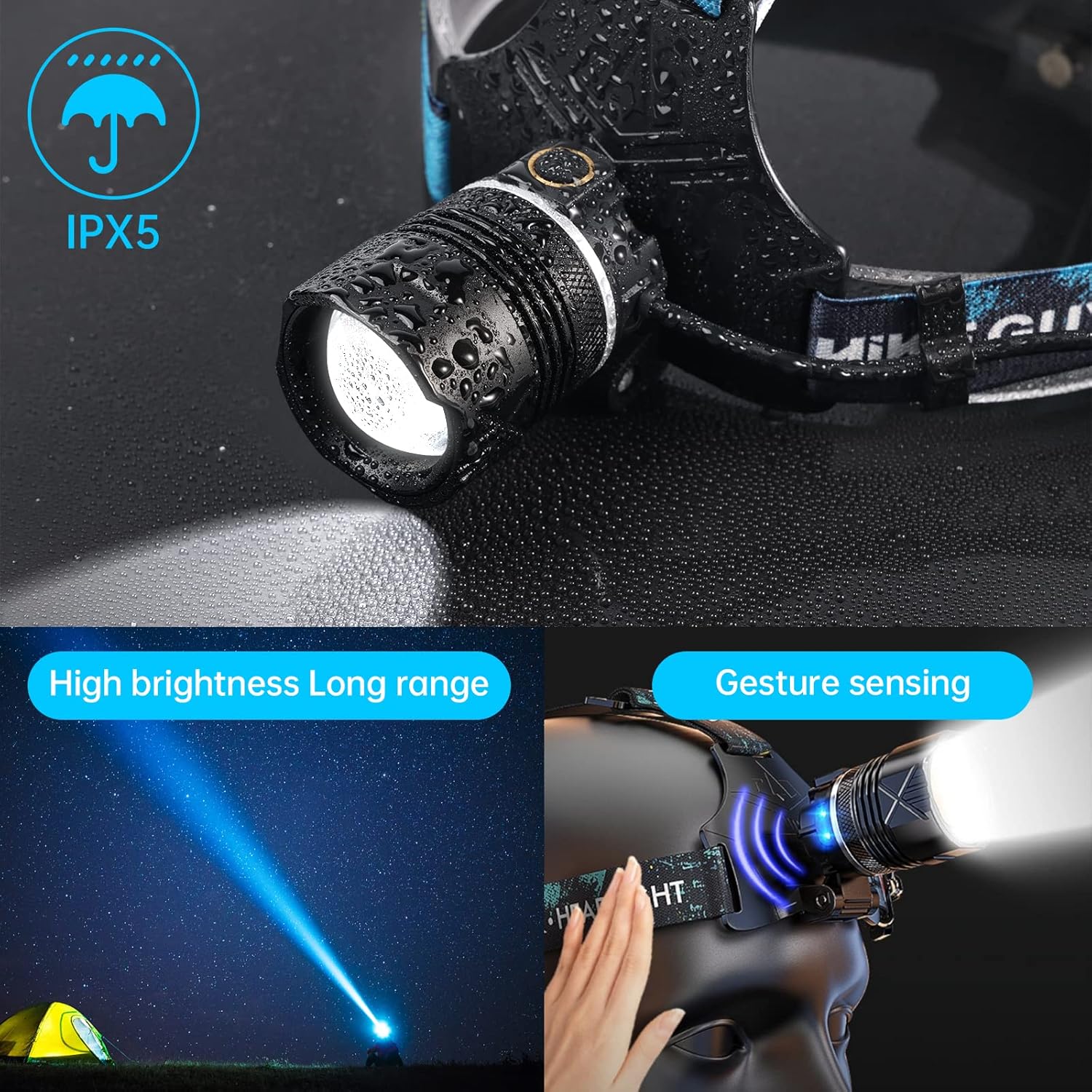 Rechargeable Headlamp 90000 Lumens