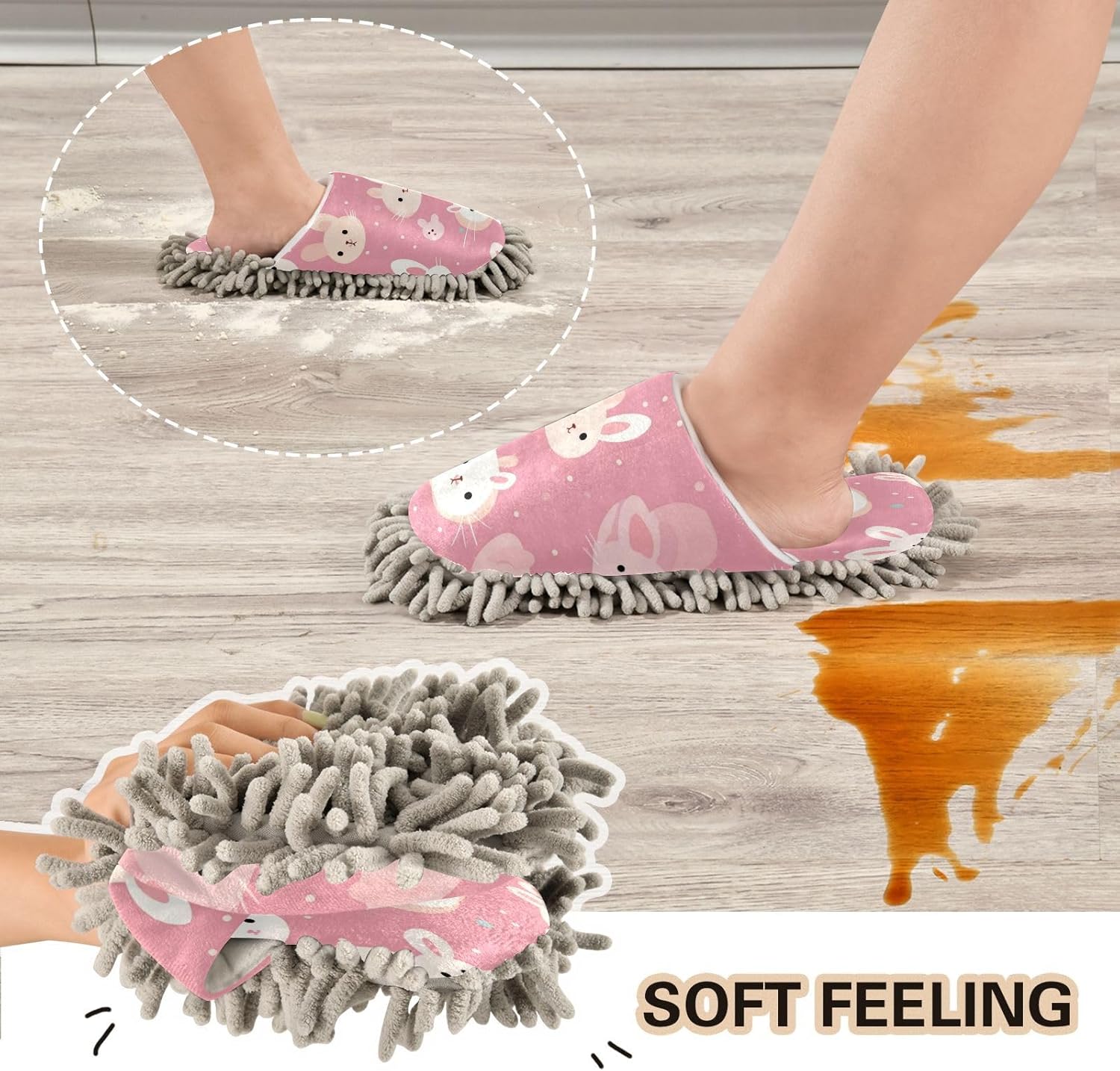 Cute Functional Zhirexin Kitchen Cleaning Slippers