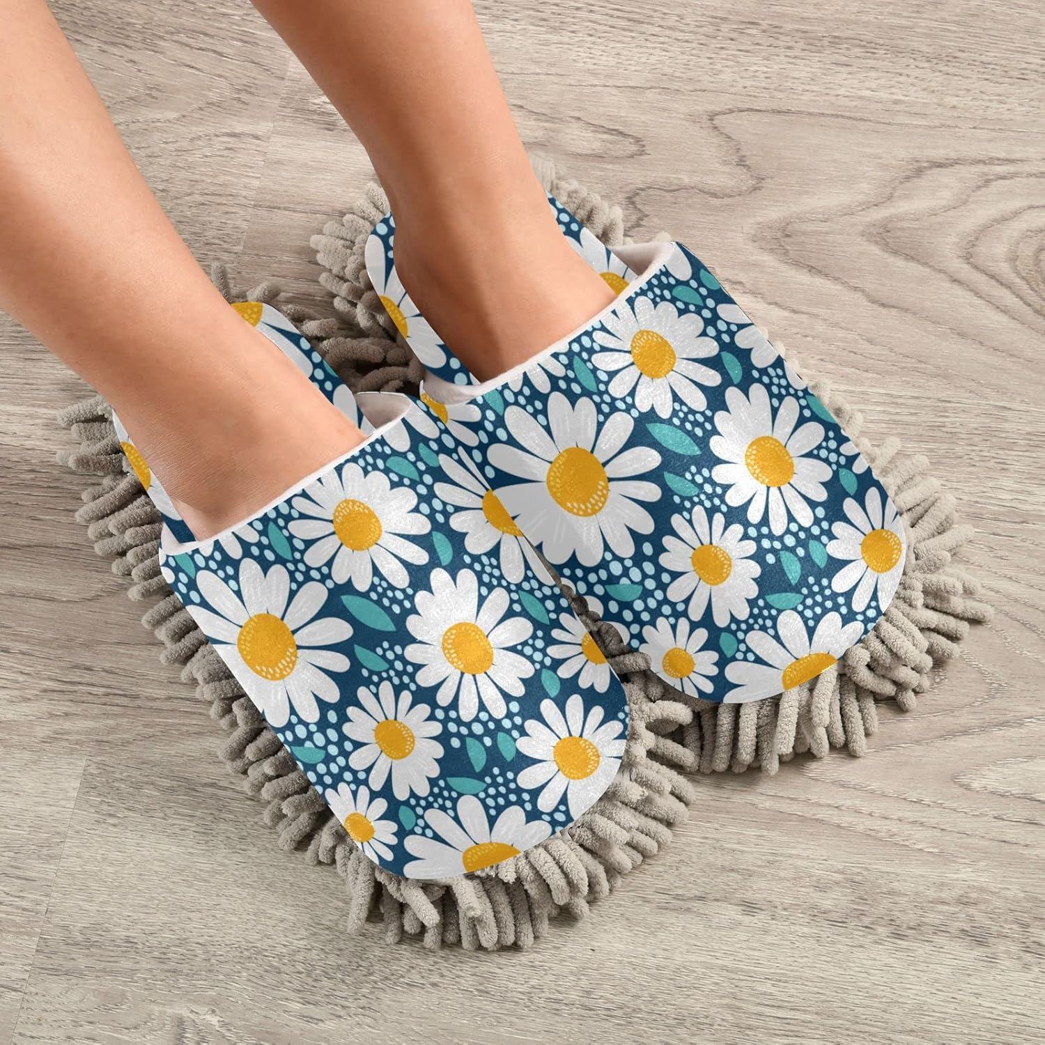 Kigai Microfiber Slippers - Soft Washable Floor Mops for MenWomen