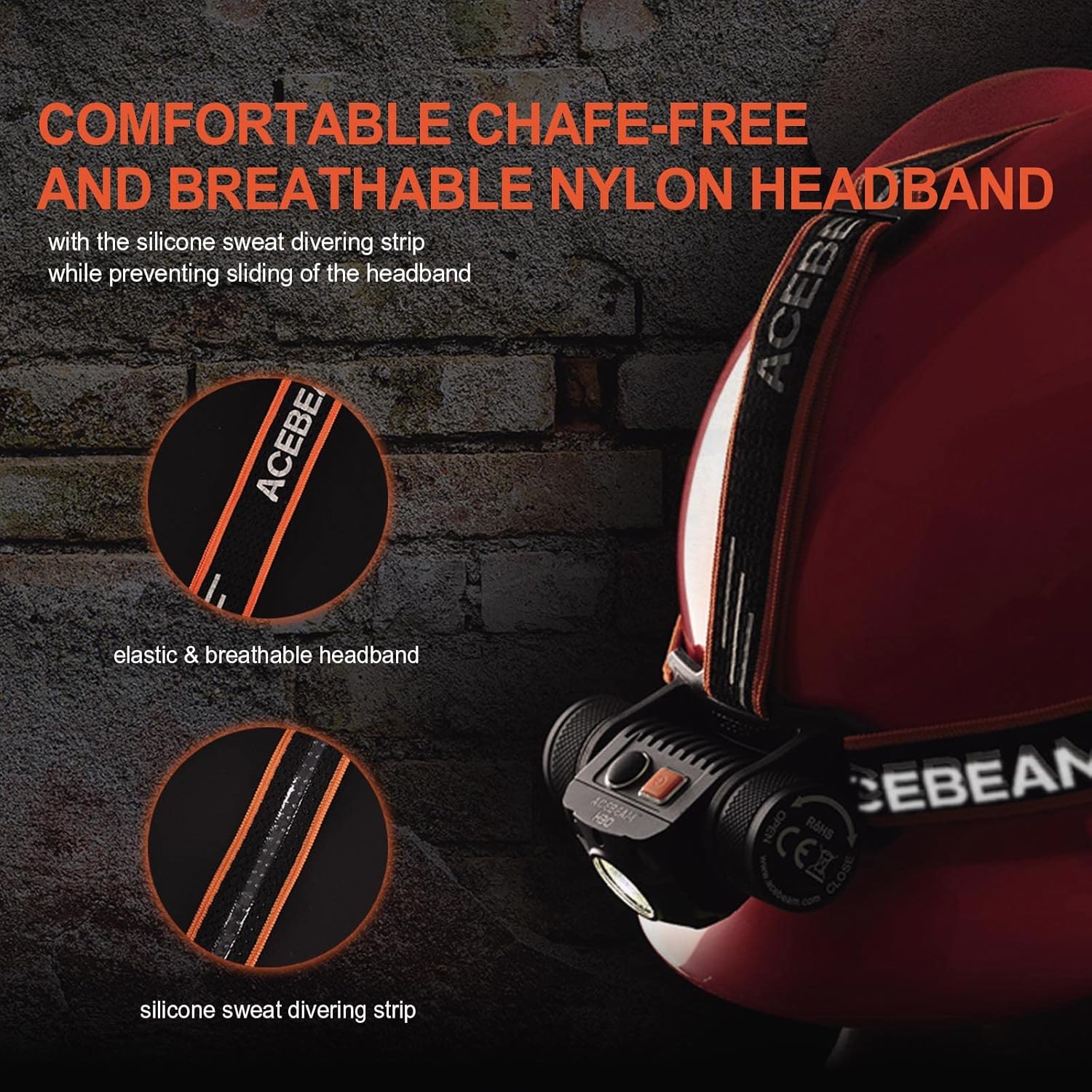 Acebeam H30 Bright Durable Headlamp with CRI 90