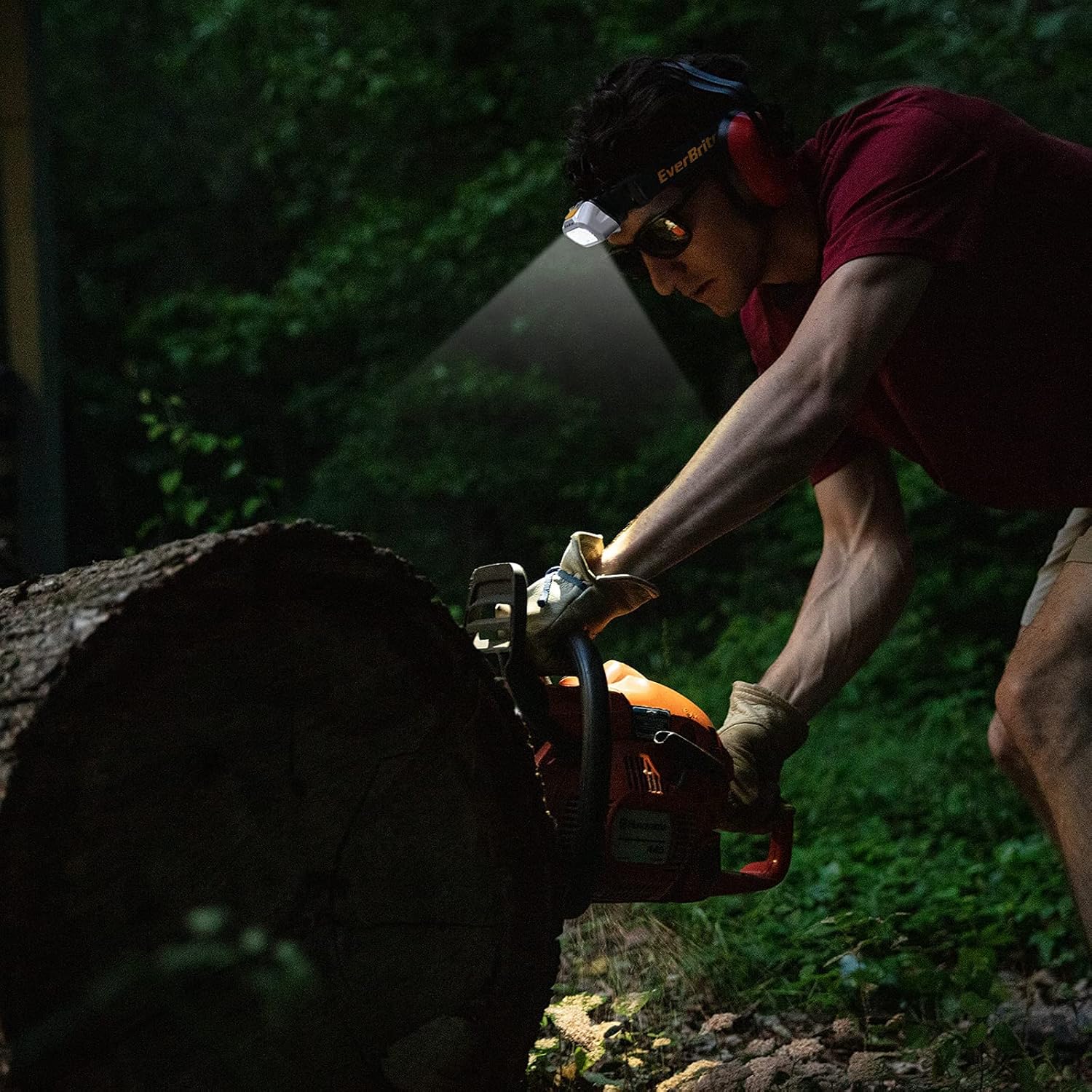 EverBrite 2-in-1 Aluminum LED Headlamp 4 Lighting Modes