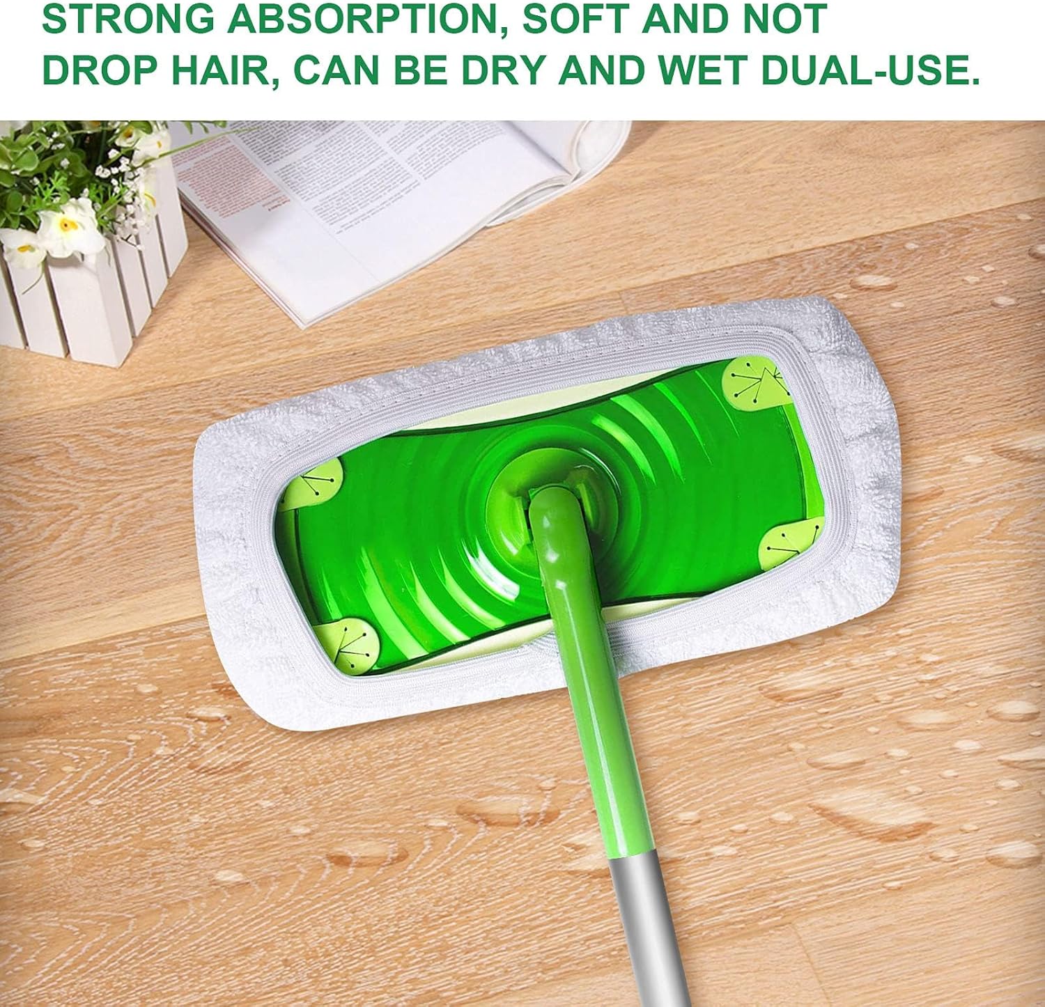 Compact Reusable Swiffer Pads for Easy Floor Cleaning