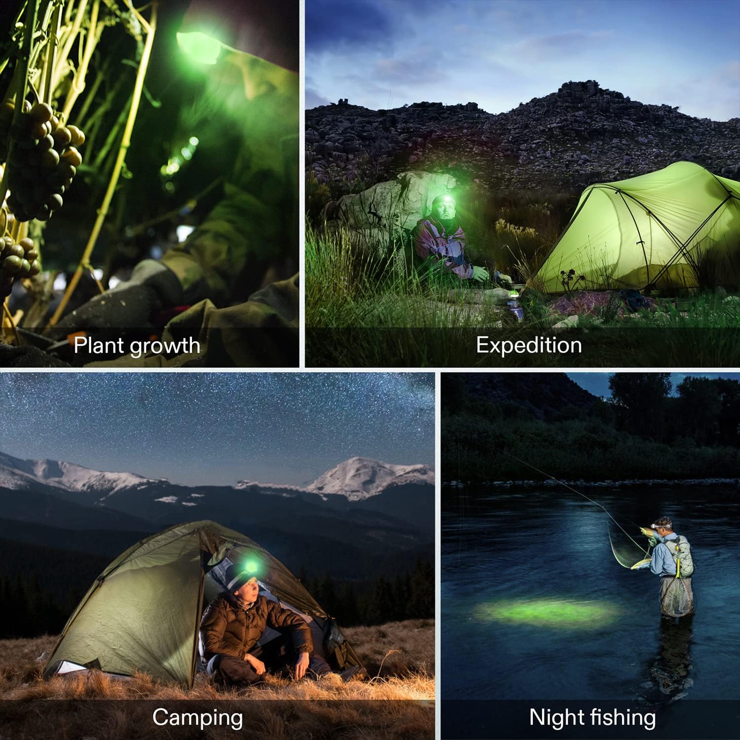 VIVOSUN 2-Pack LED Grow Room Headlight
