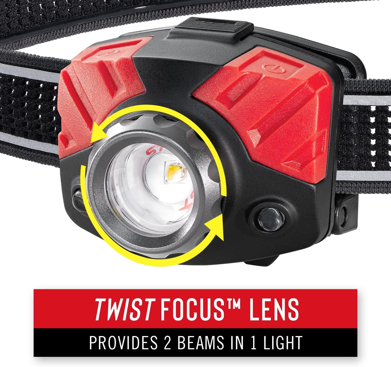 FL75 Dual Color Flex LED Headlamp Black