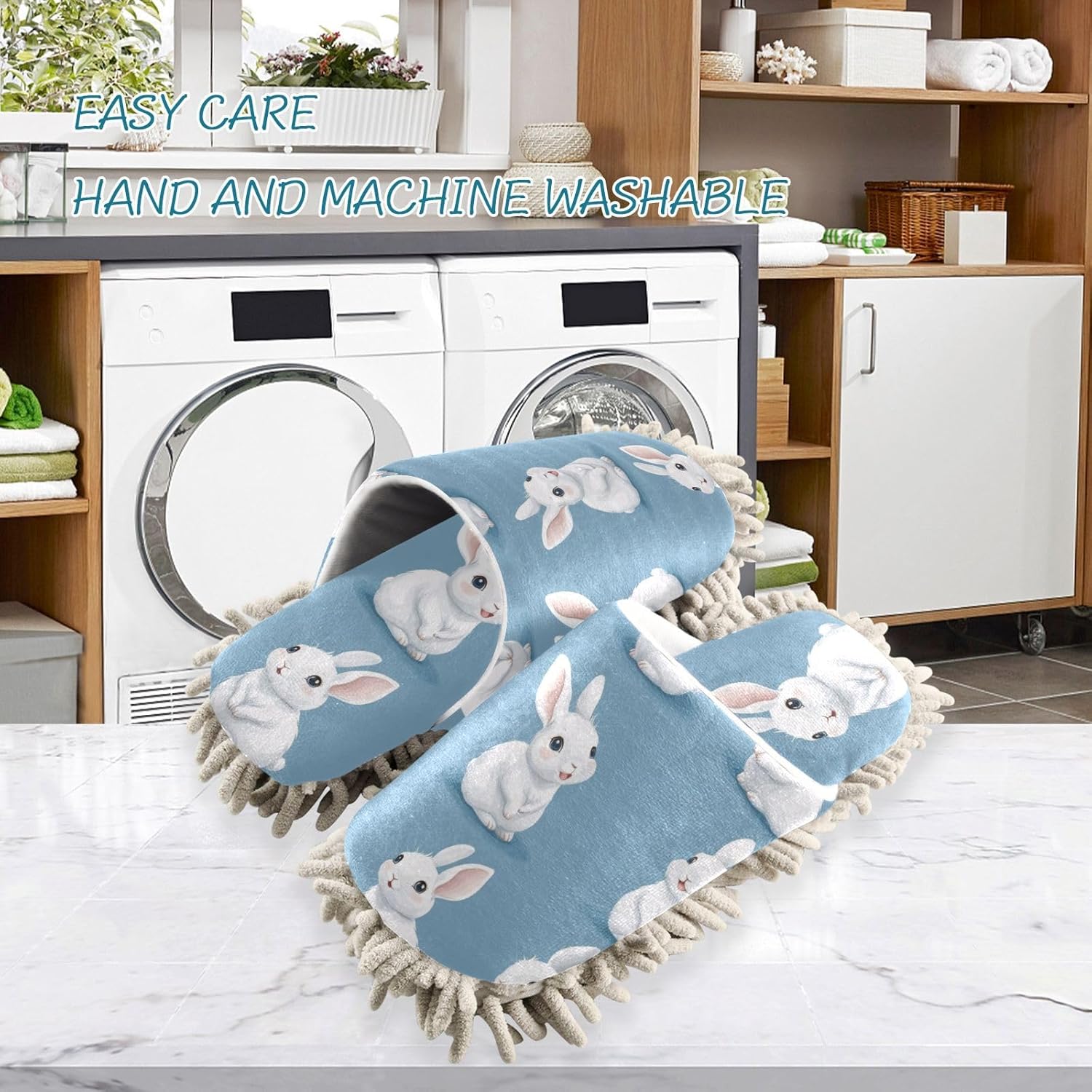 Microfiber Rabbit Slippers for MenWomen