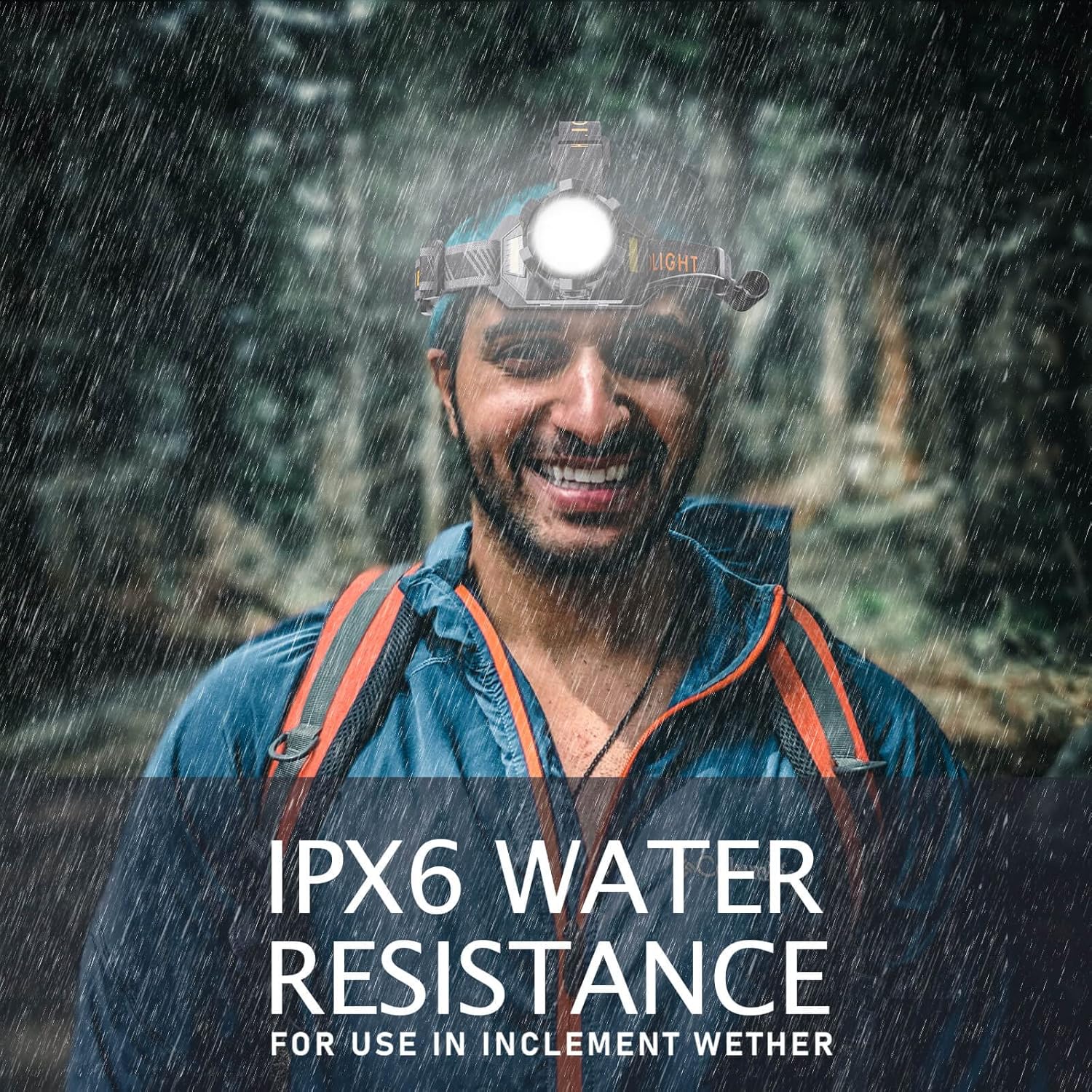 90000 Lumens Rechargeable Headlamp