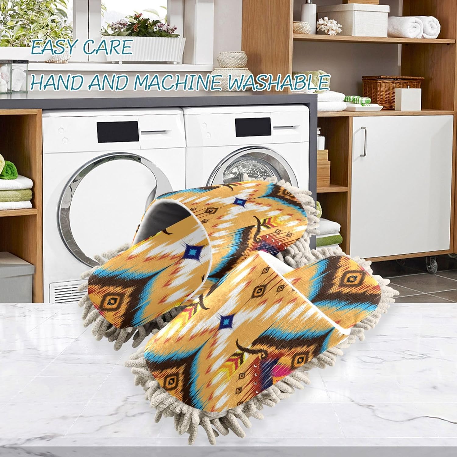 High-Quality Kigai Microfiber Slippers - Noiseless Floor Cleaner for All Seasons