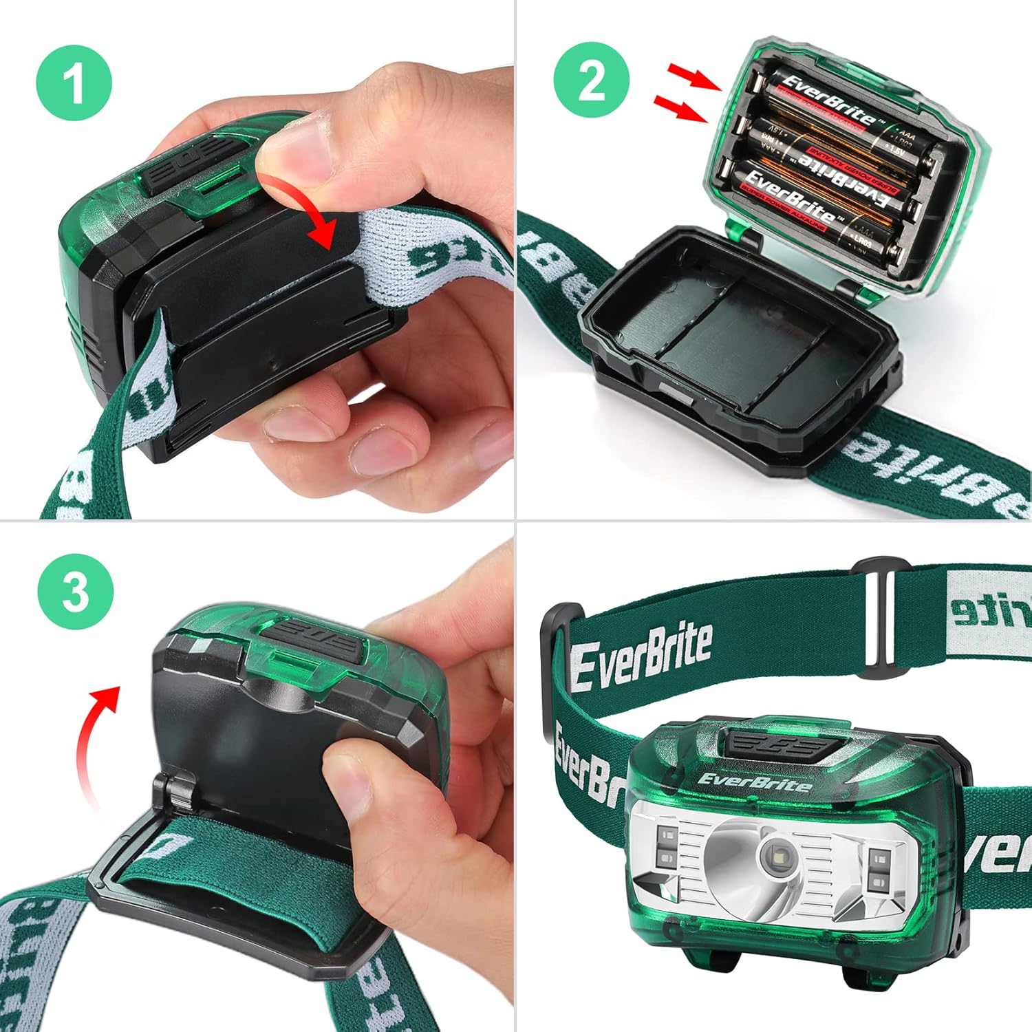 2-in-1 Mini Lantern 2-Piece Headlamp