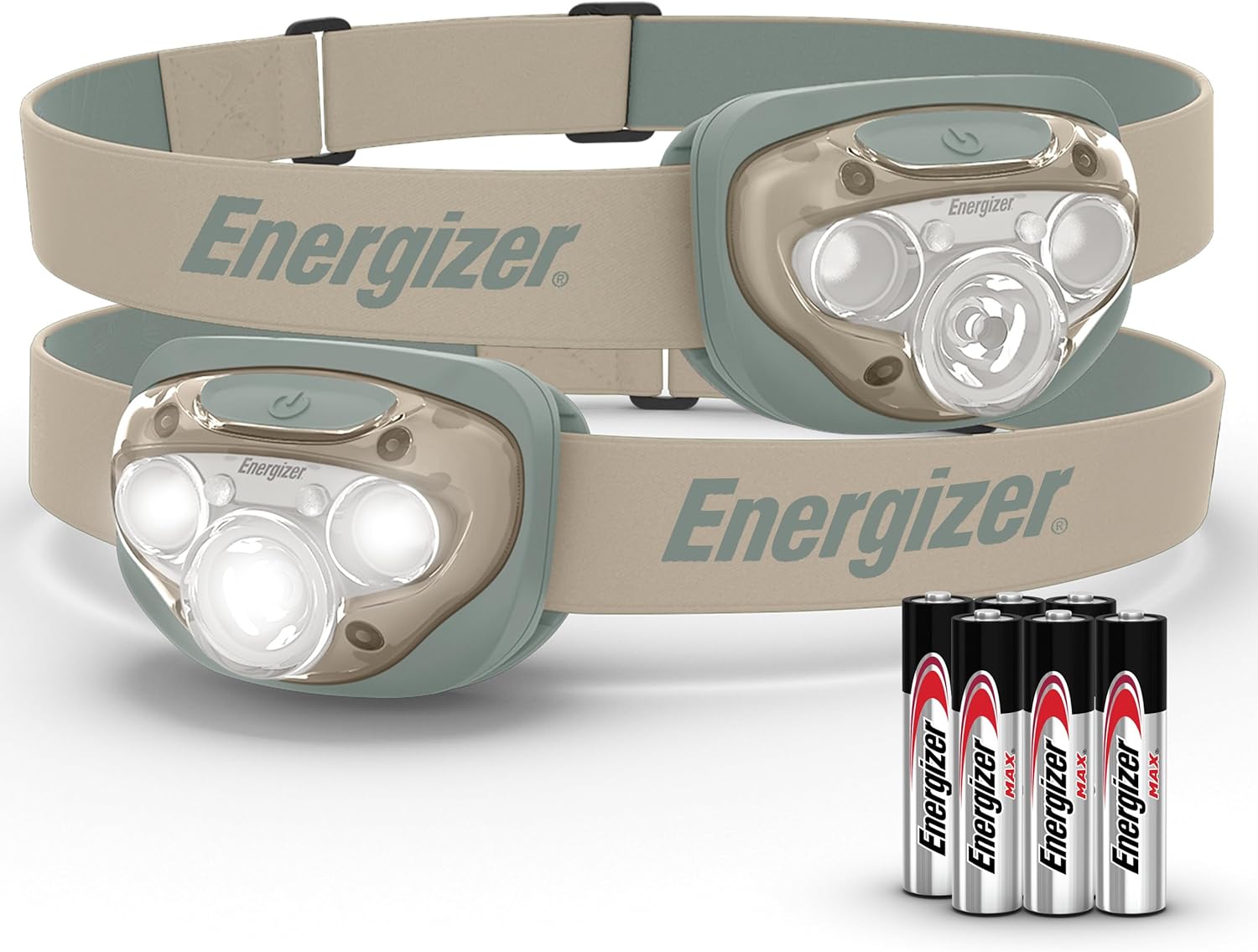 Energizer Vision HD LED Headlamp 2-Pack