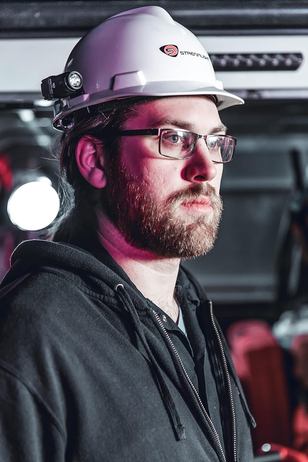 Secure Hard Hat Light with 350 Lumen for Camping Outdoors
