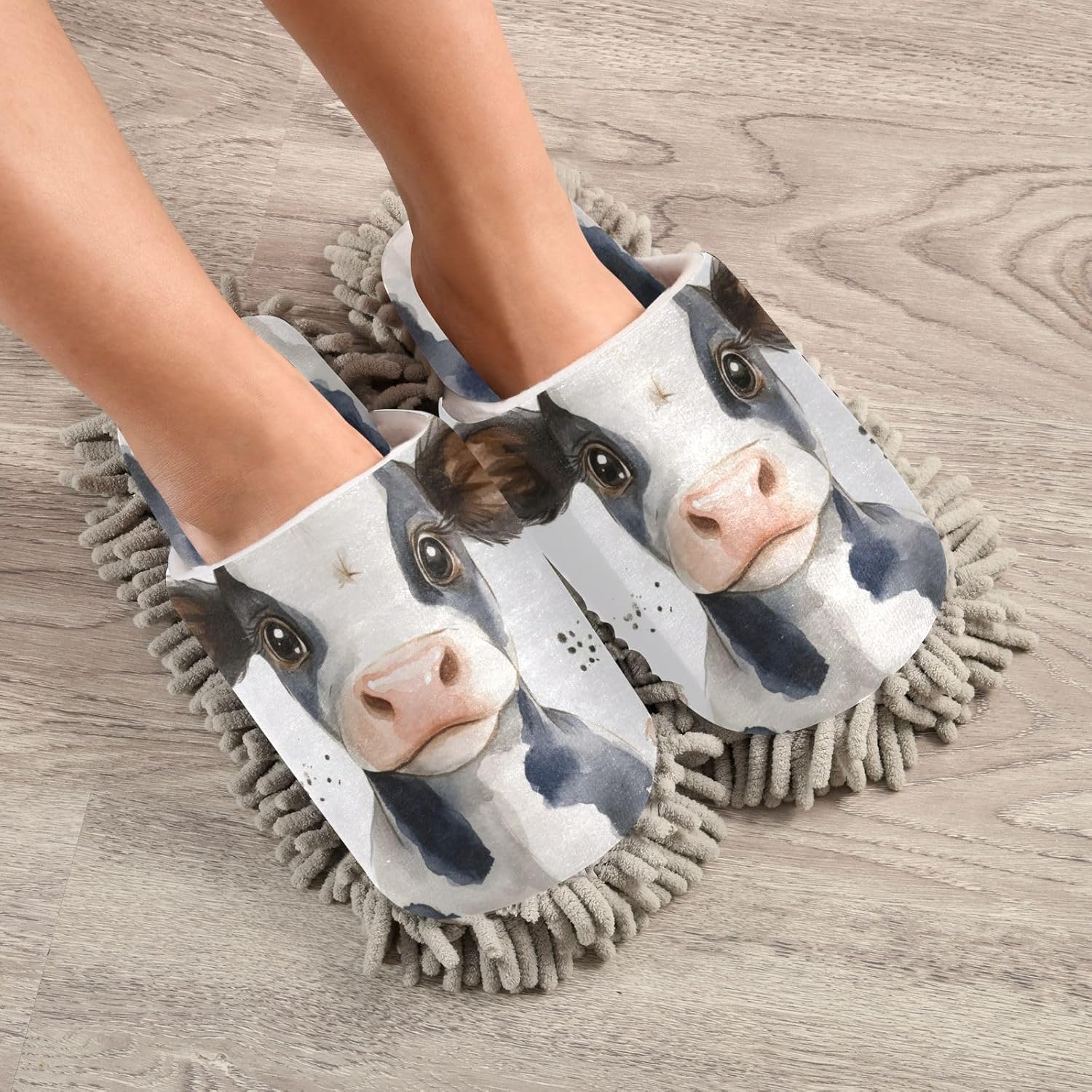 Clean Cute - Microfiber Mop Slippers for MenWomen