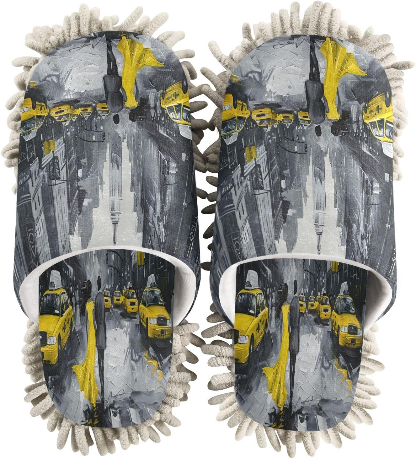 Zhirexin City Couple Walking Kitchen Slippers