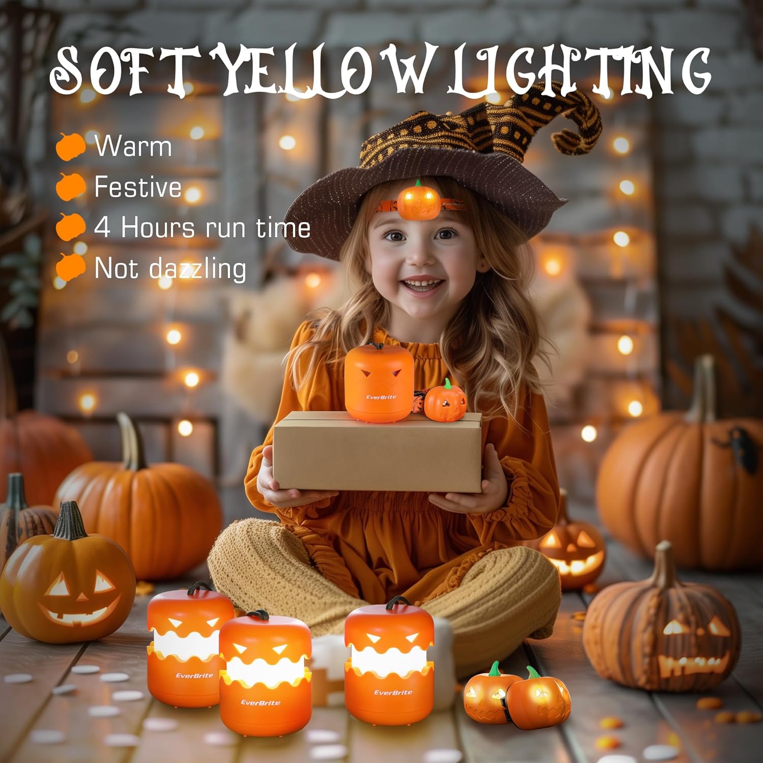 Sparking Halloween Lantern Set