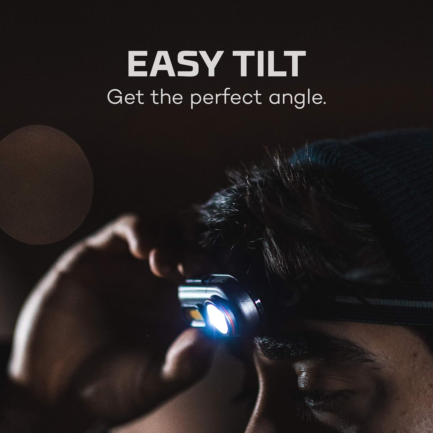 NEBO Einstein Powerful 400 Lumen Headlamp with Rechargeable Battery